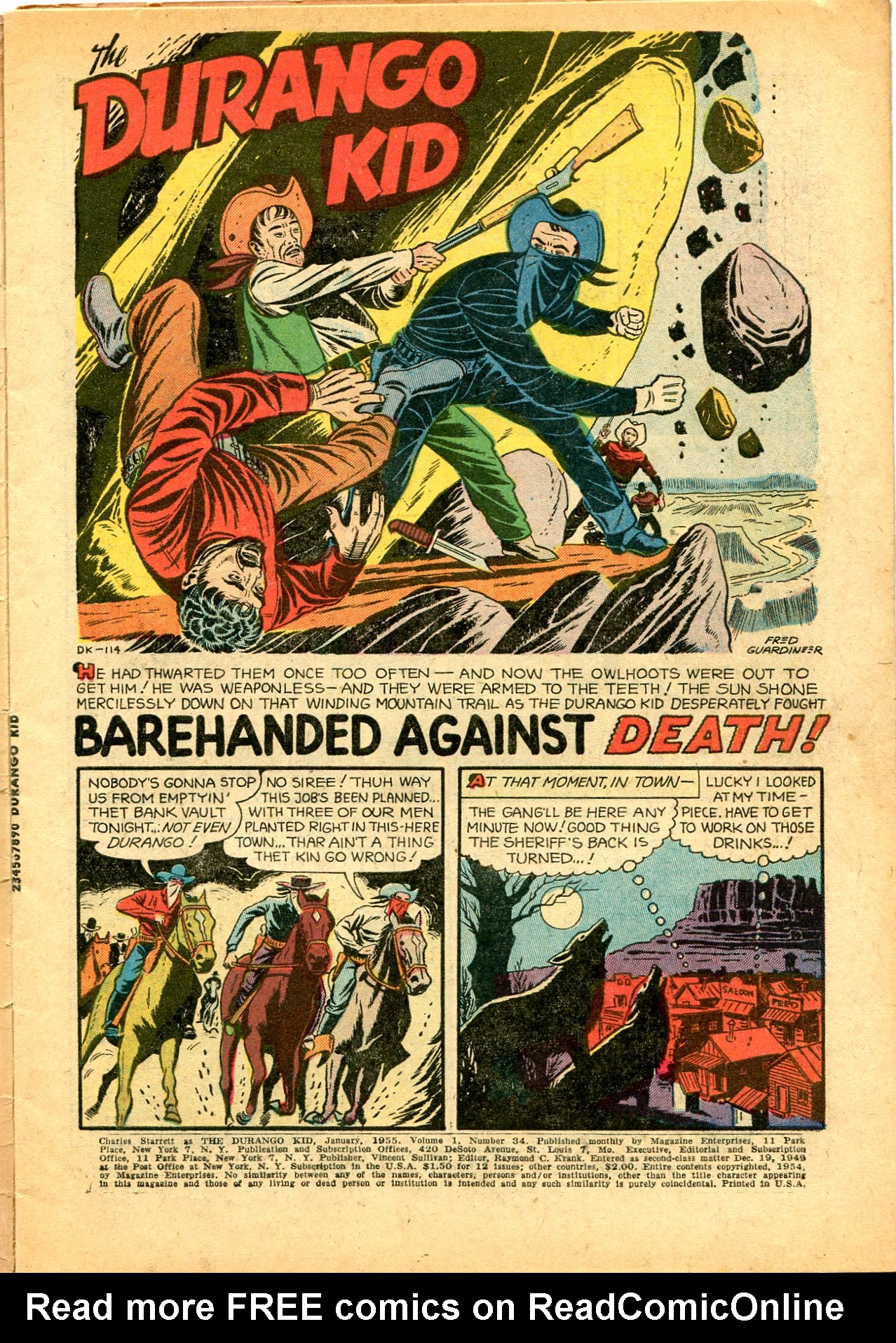 Read online Charles Starrett as The Durango Kid comic -  Issue #34 - 3