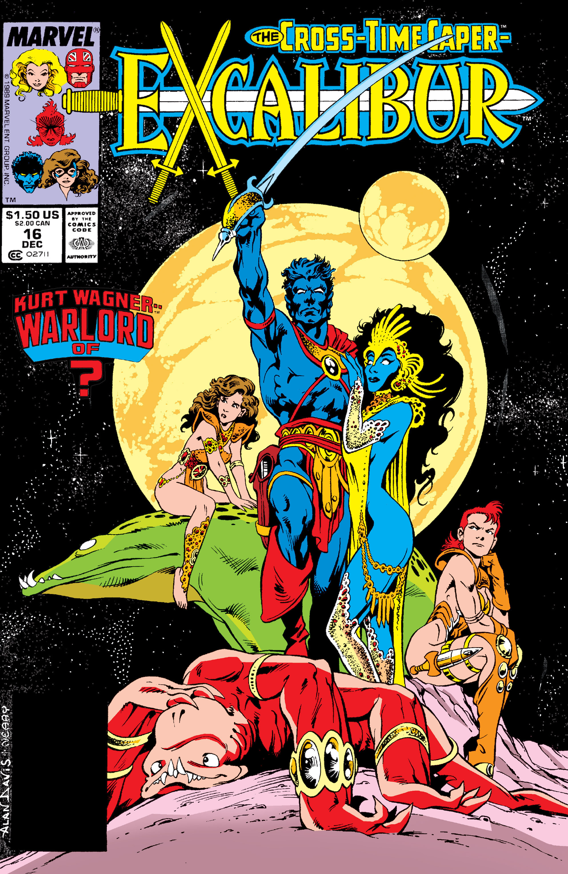 Read online Excalibur (1988) comic -  Issue #16 - 1