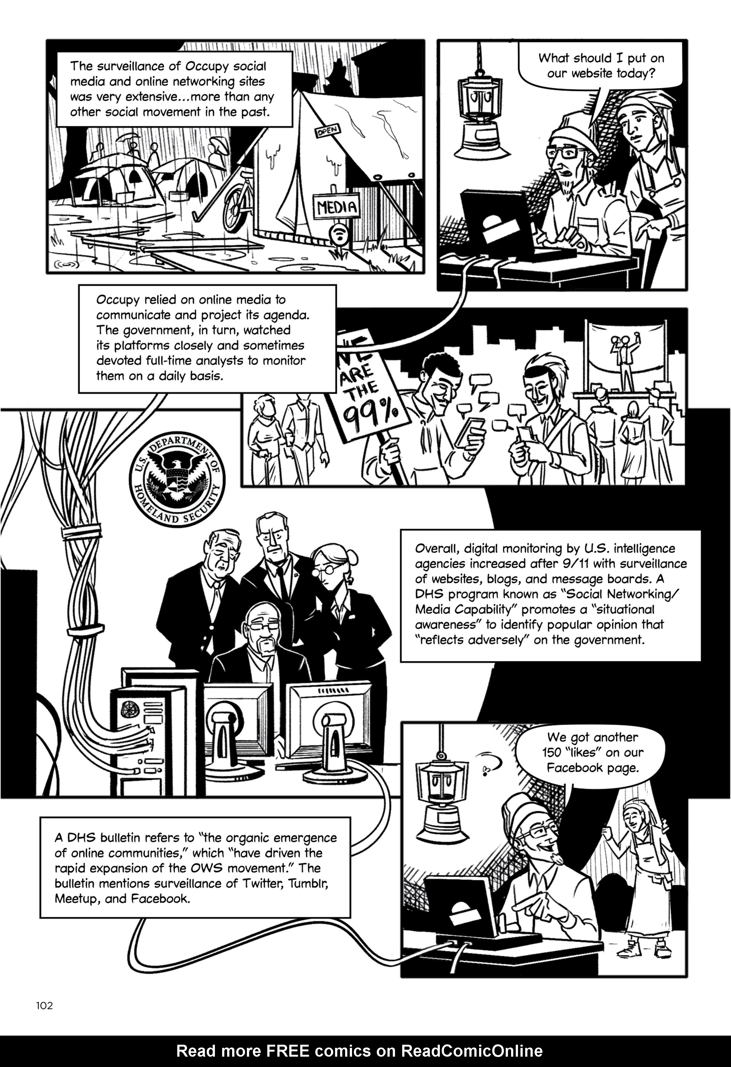 Read online The Machine Never Blinks: A Graphic History of Spying and Surveillance comic -  Issue # TPB - 112