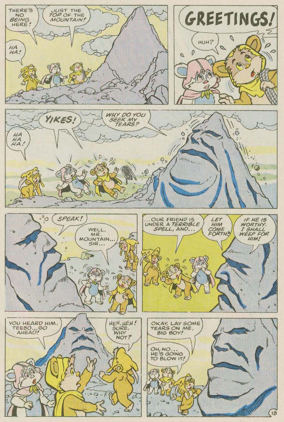 Read online Ewoks (1987) comic -  Issue #7 - 19