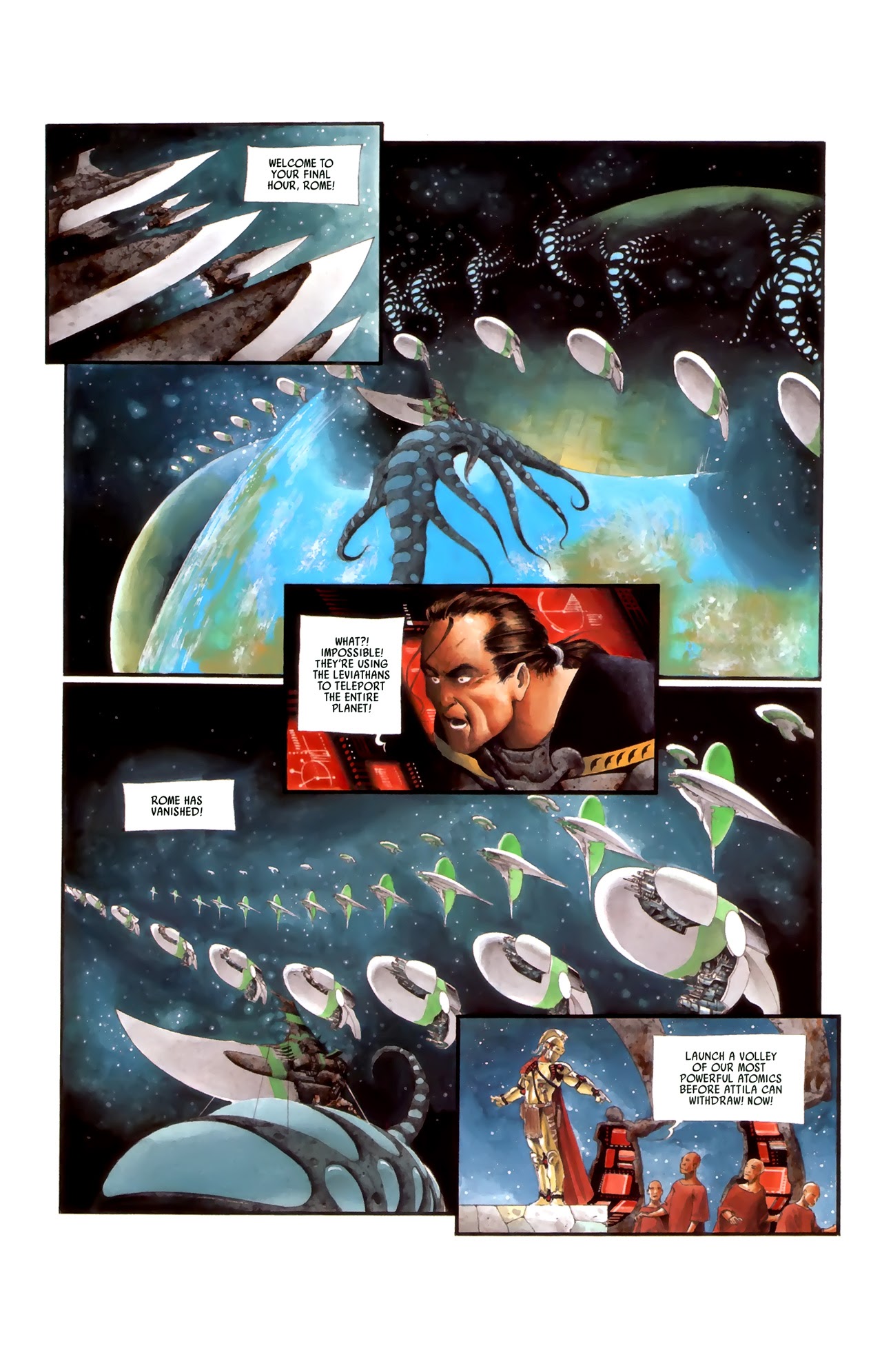 Read online Scourge Of The Gods: The Fall comic -  Issue #1 - 16