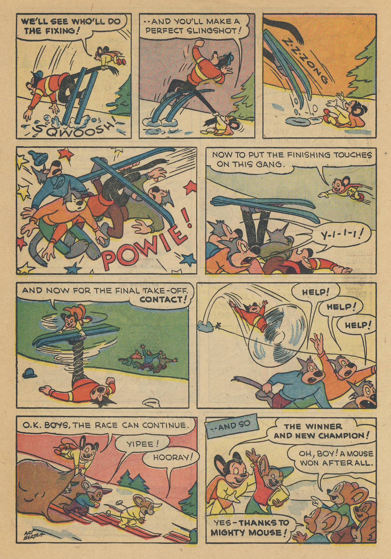 Read online Paul Terry's Mighty Mouse Comics comic -  Issue #54 - 24