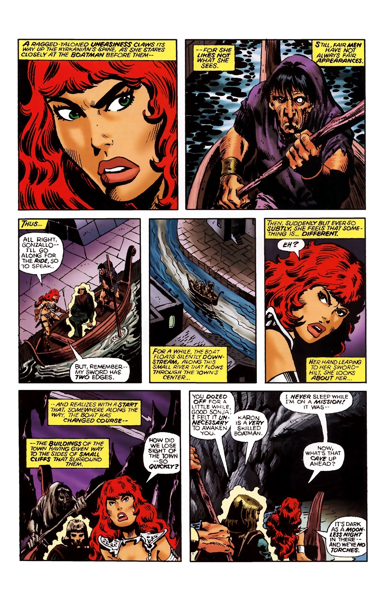Read online The Adventures of Red Sonja comic -  Issue # TPB 3 - 112