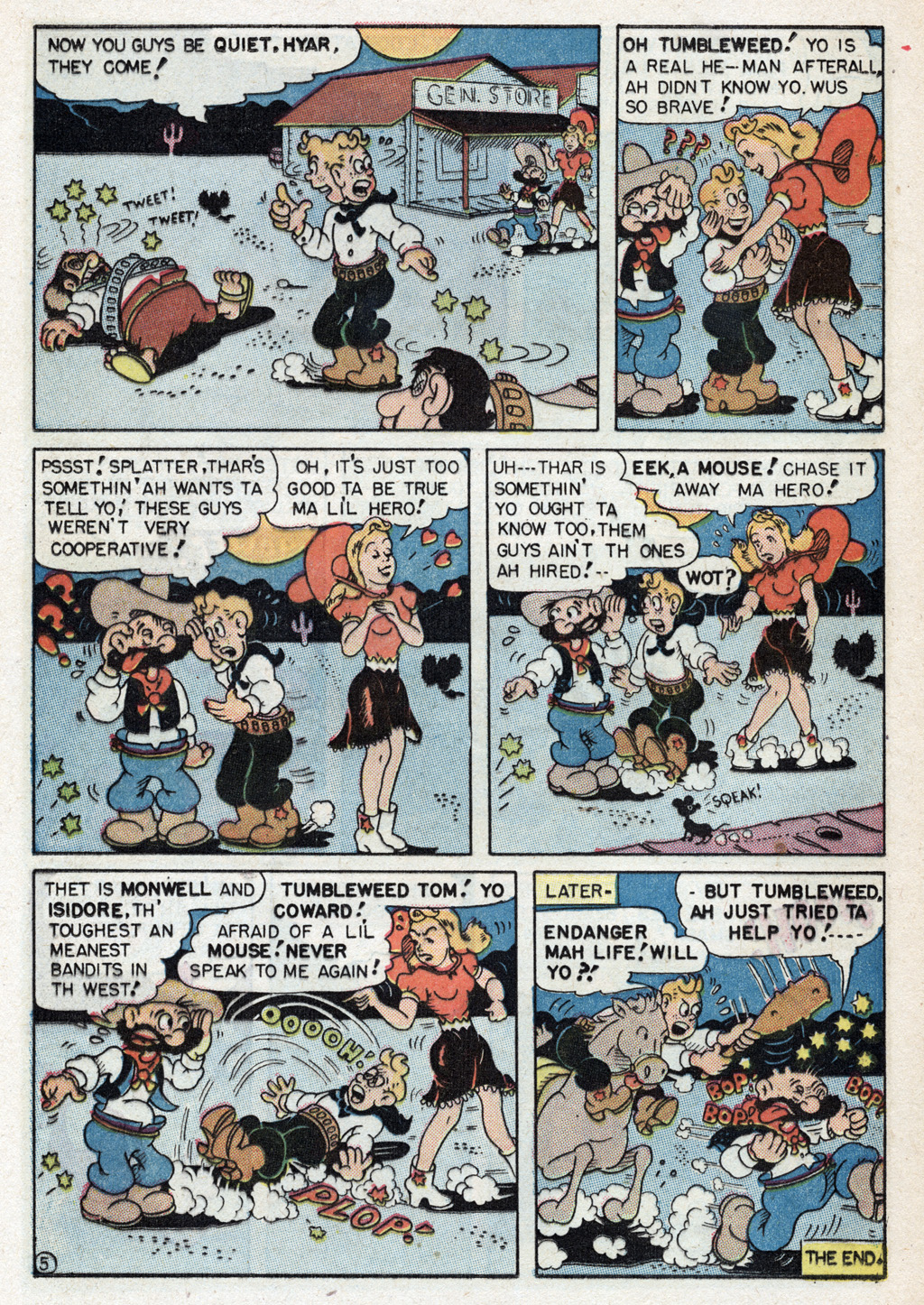 Read online Cowboy Western Comics (1948) comic -  Issue #20 - 31
