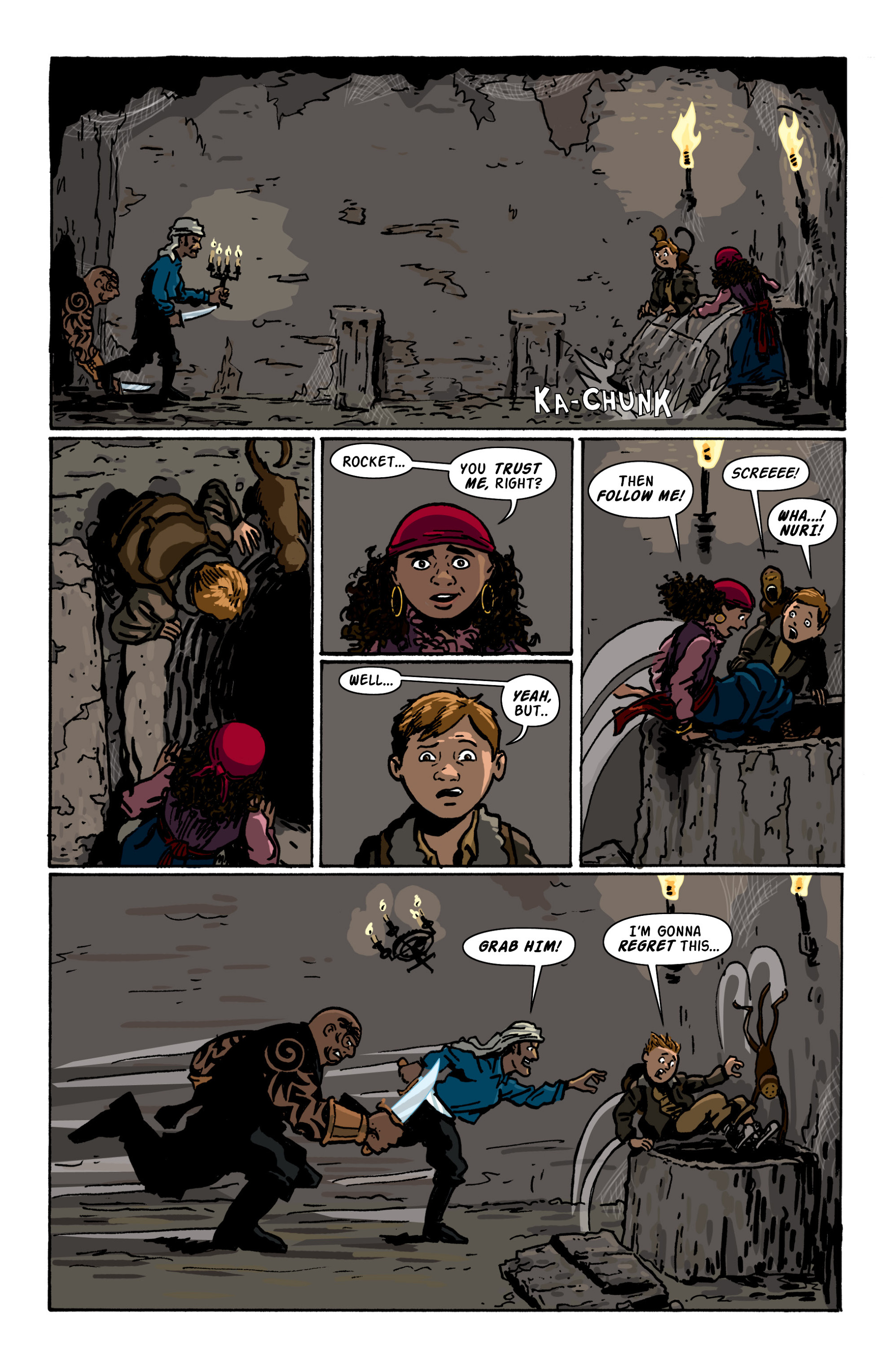 Read online Rocket Robinson and the Pharaoh's Fortune comic -  Issue # TPB (Part 2) - 59