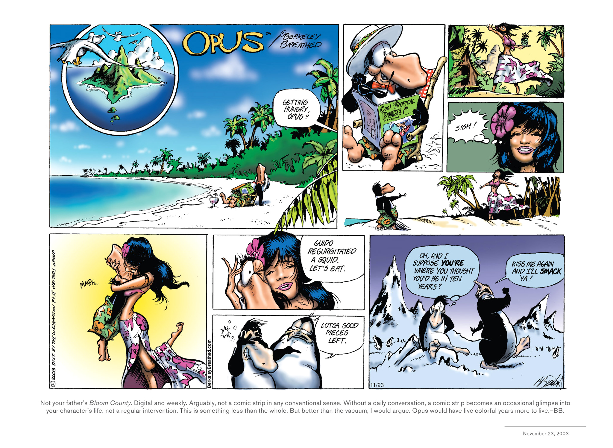 Read online Opus Complete Sunday Strips From 2003-2008 comic -  Issue # TPB (Part 1) - 7
