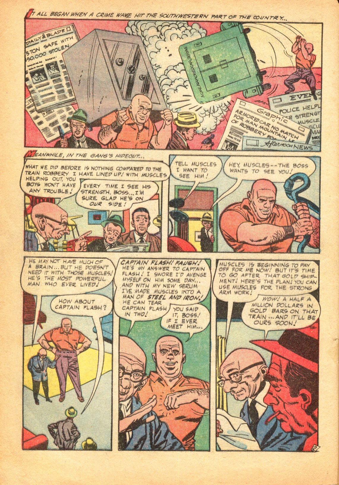 Read online Captain Flash comic -  Issue #3 - 4