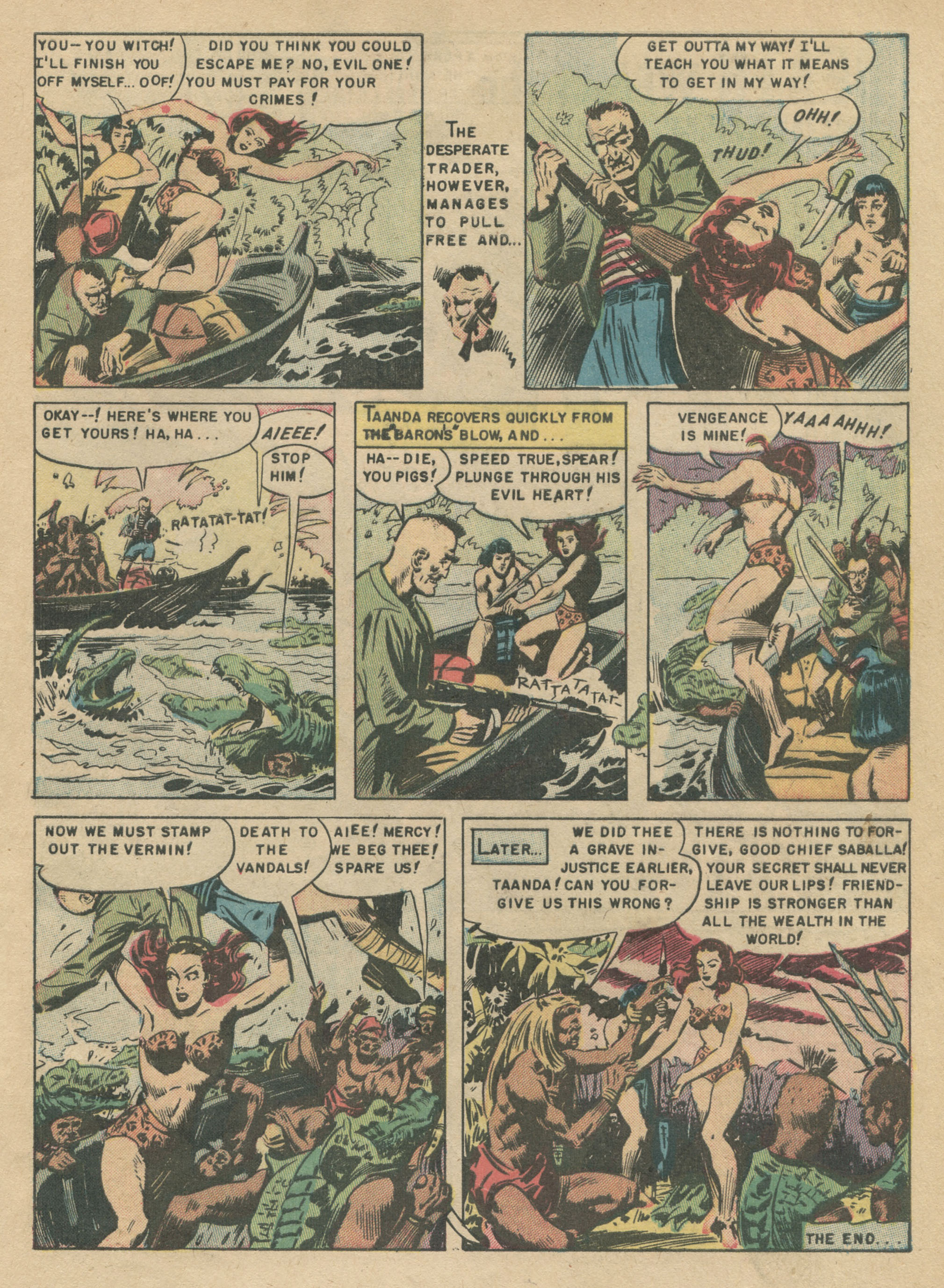 Read online Taanda White Princess of the Jungle comic -  Issue #2 - 9