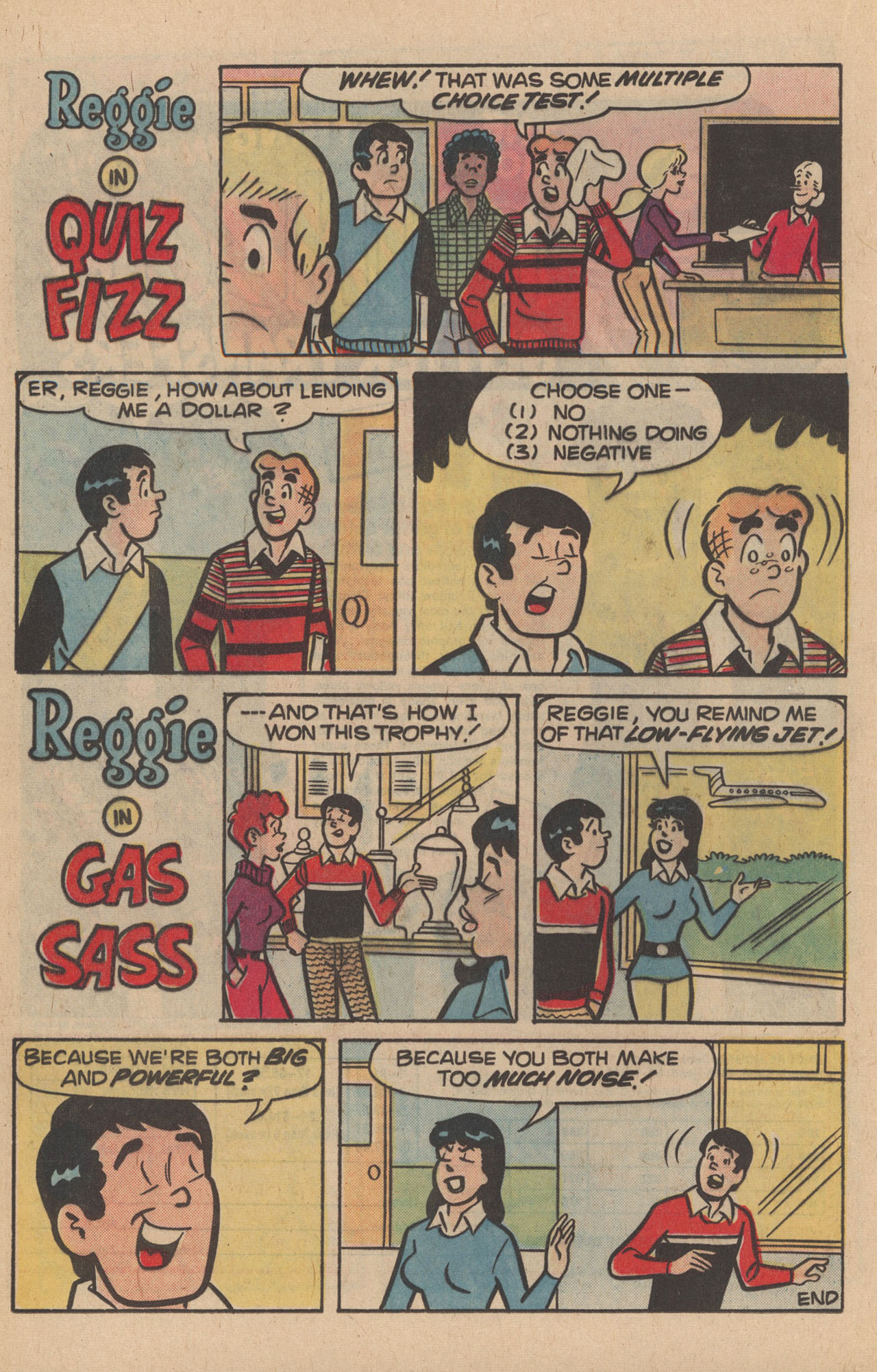 Read online Reggie's Wise Guy Jokes comic -  Issue #46 - 20