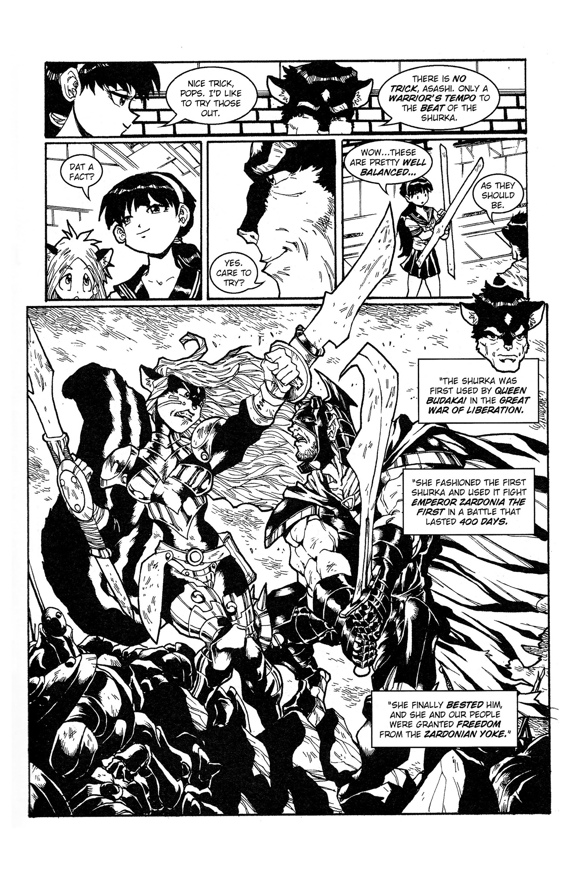 Read online Ninjas vs. Aliens comic -  Issue #1 - 9