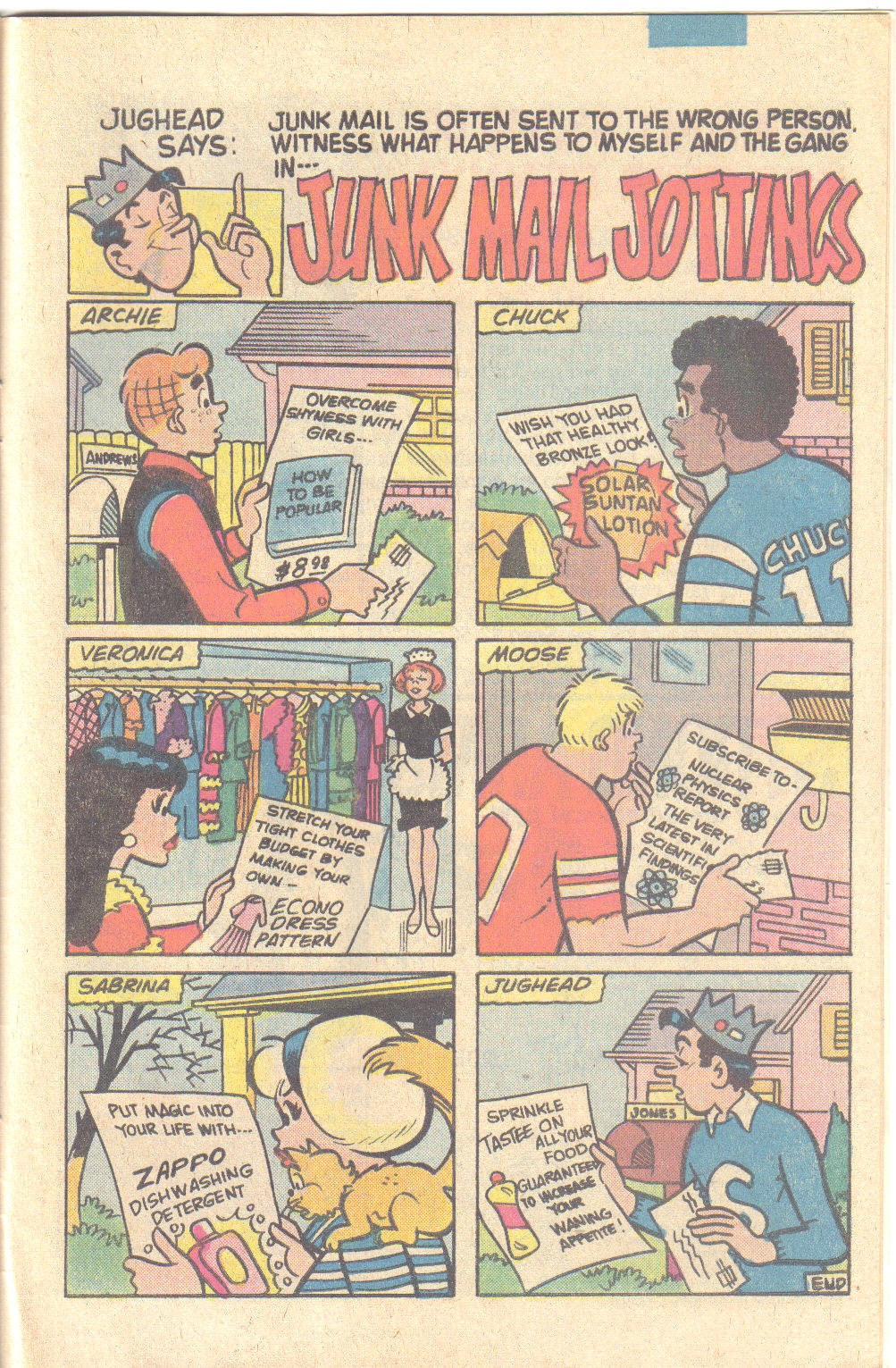 Read online Jughead's Jokes comic -  Issue #73 - 27