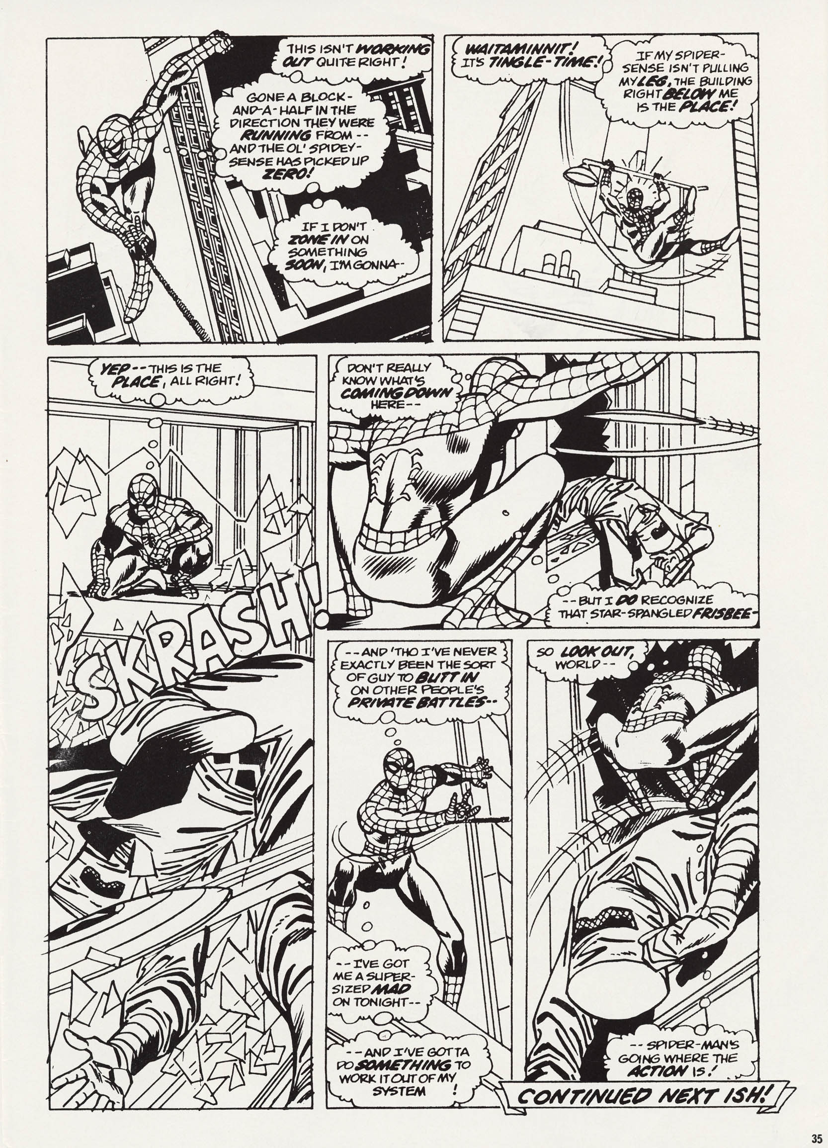 Read online Captain Britain (1976) comic -  Issue #36 - 35