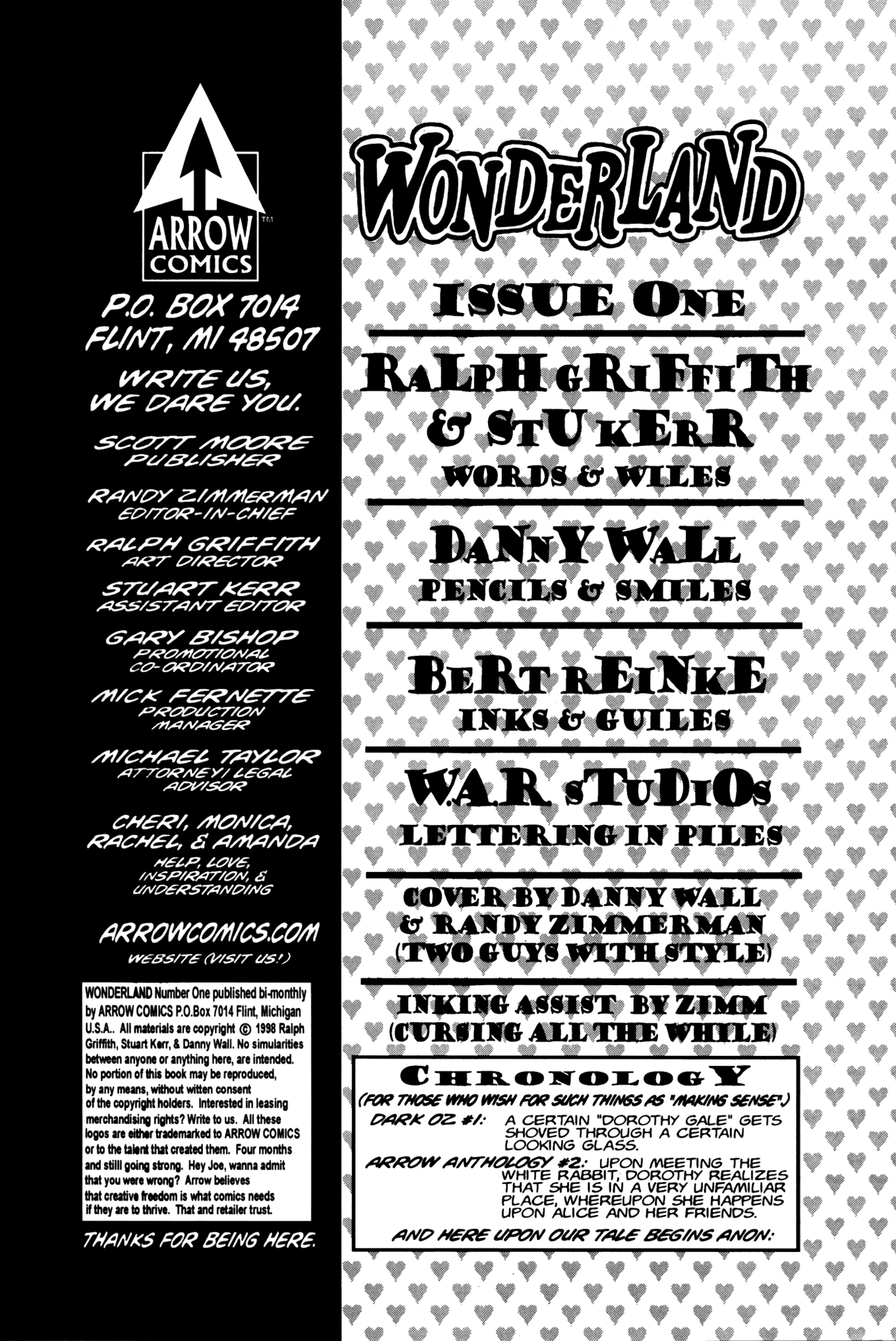 Read online Wonderland (1998) comic -  Issue #1 - 2