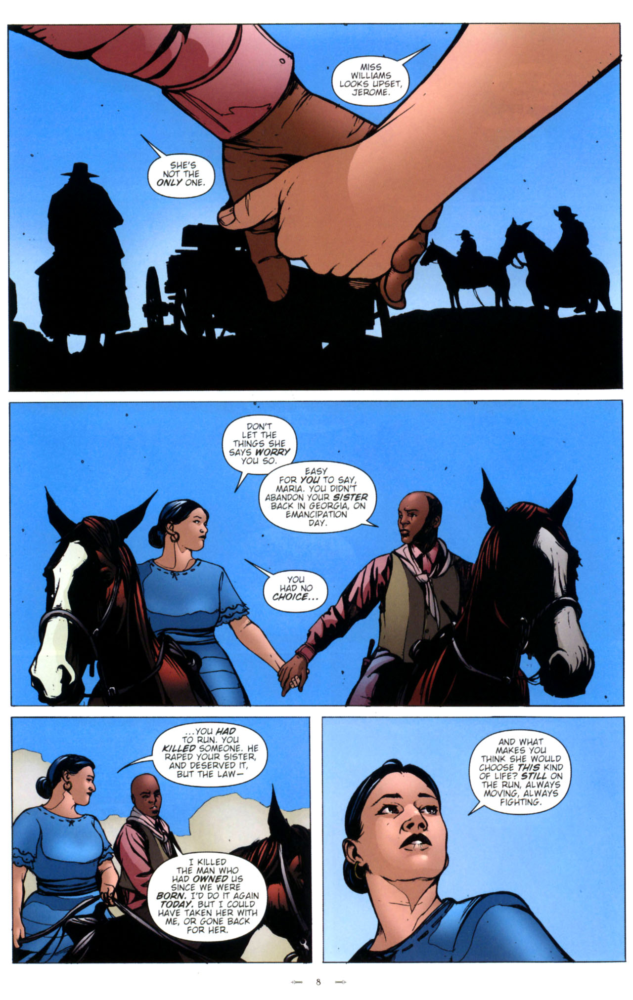 Read online Desperadoes: Banners of Gold comic -  Issue #4 - 10