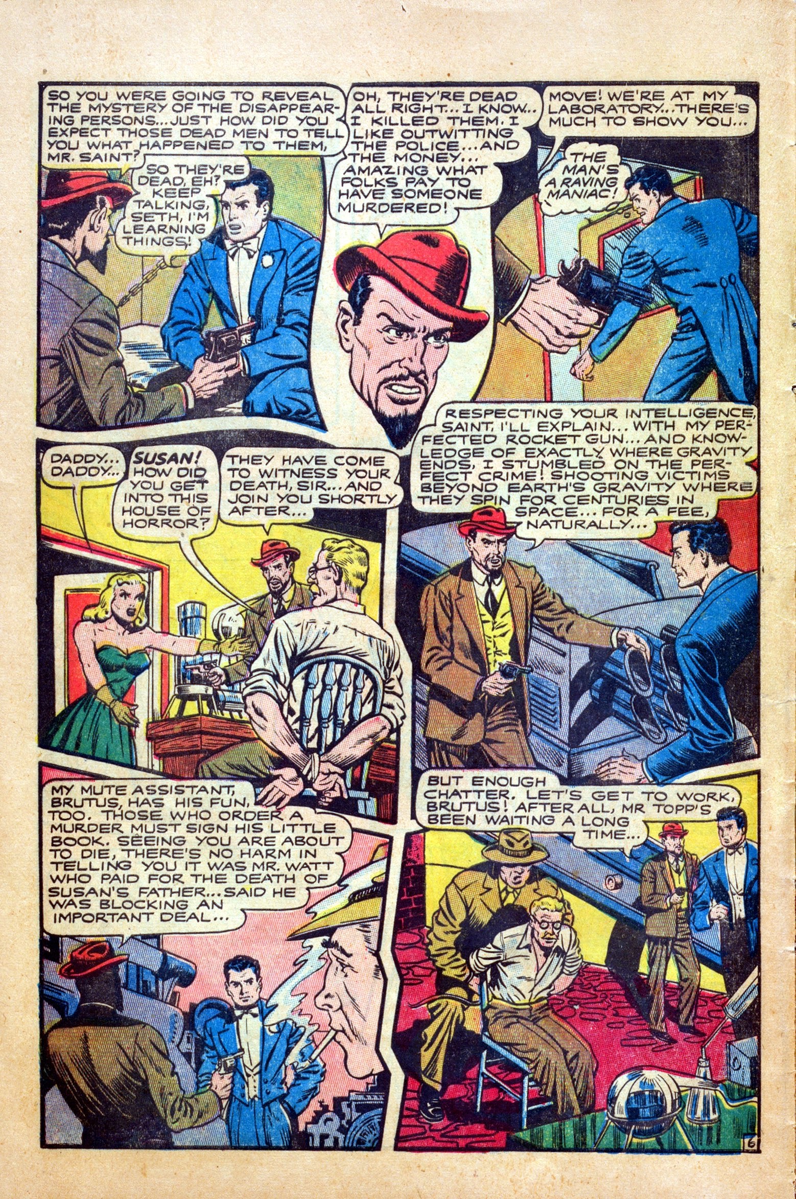 Read online The Saint (1947) comic -  Issue #1 - 8