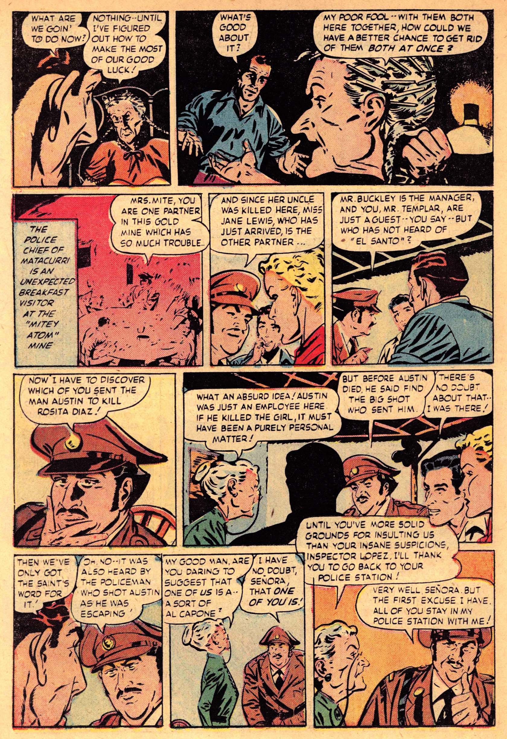 Read online The Saint (1947) comic -  Issue #11 - 26