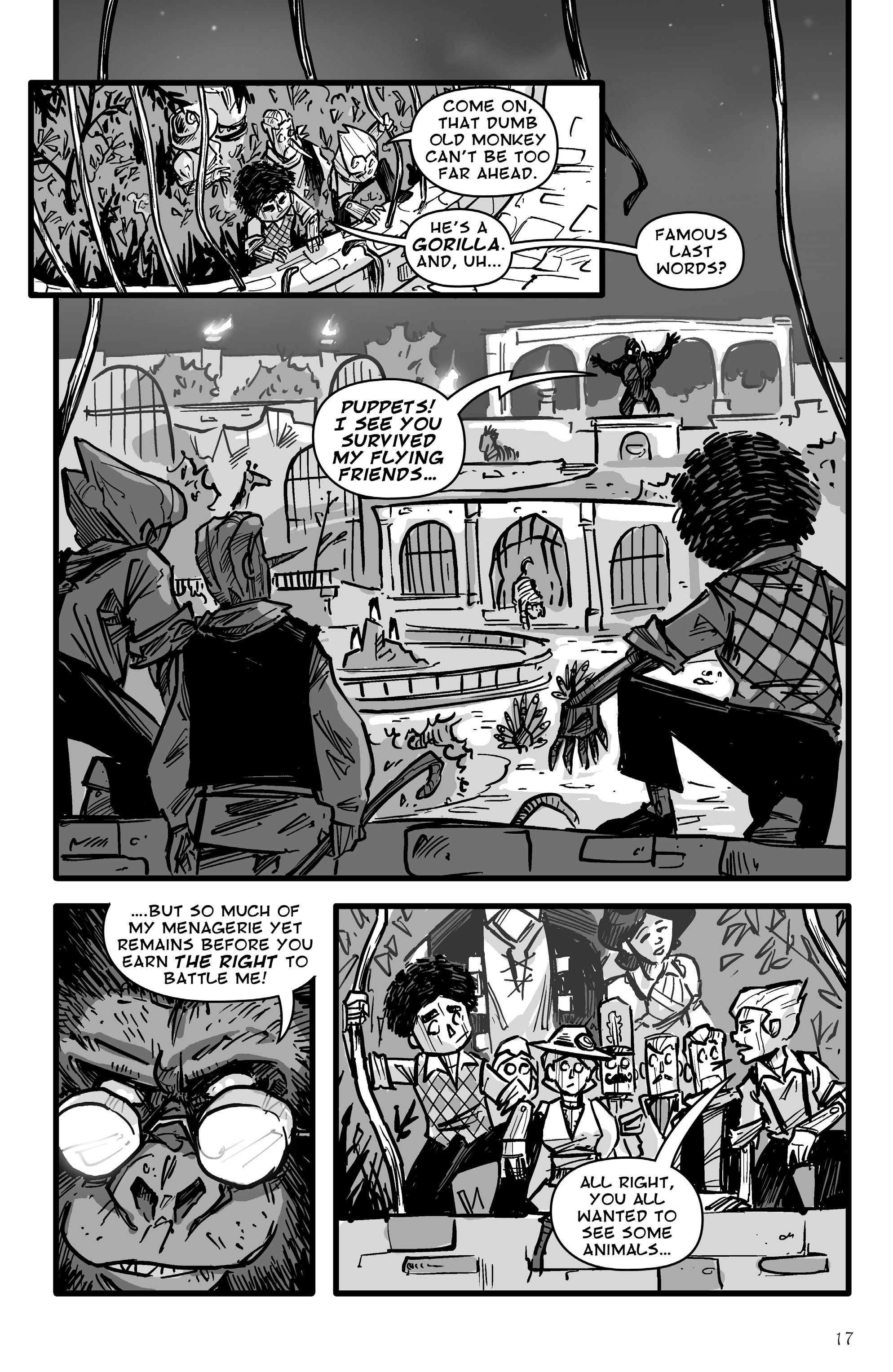 Read online Pinocchio, Vampire Slayer Versus the Vampire Zoo comic -  Issue # Full - 19