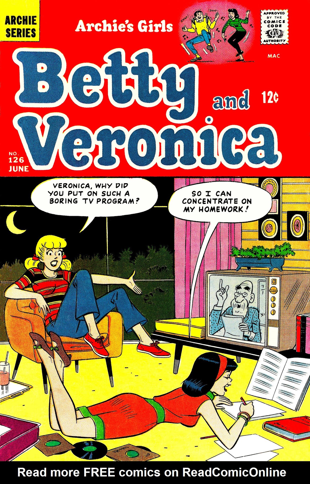 Read online Archie's Girls Betty and Veronica comic -  Issue #126 - 1