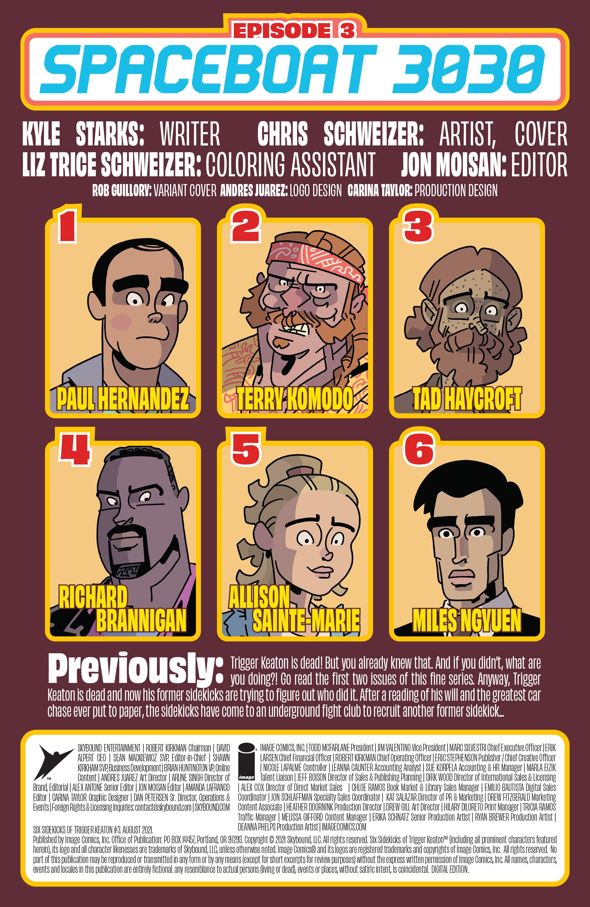 Read online The Six Sidekicks of Trigger Keaton comic -  Issue #3 - 2