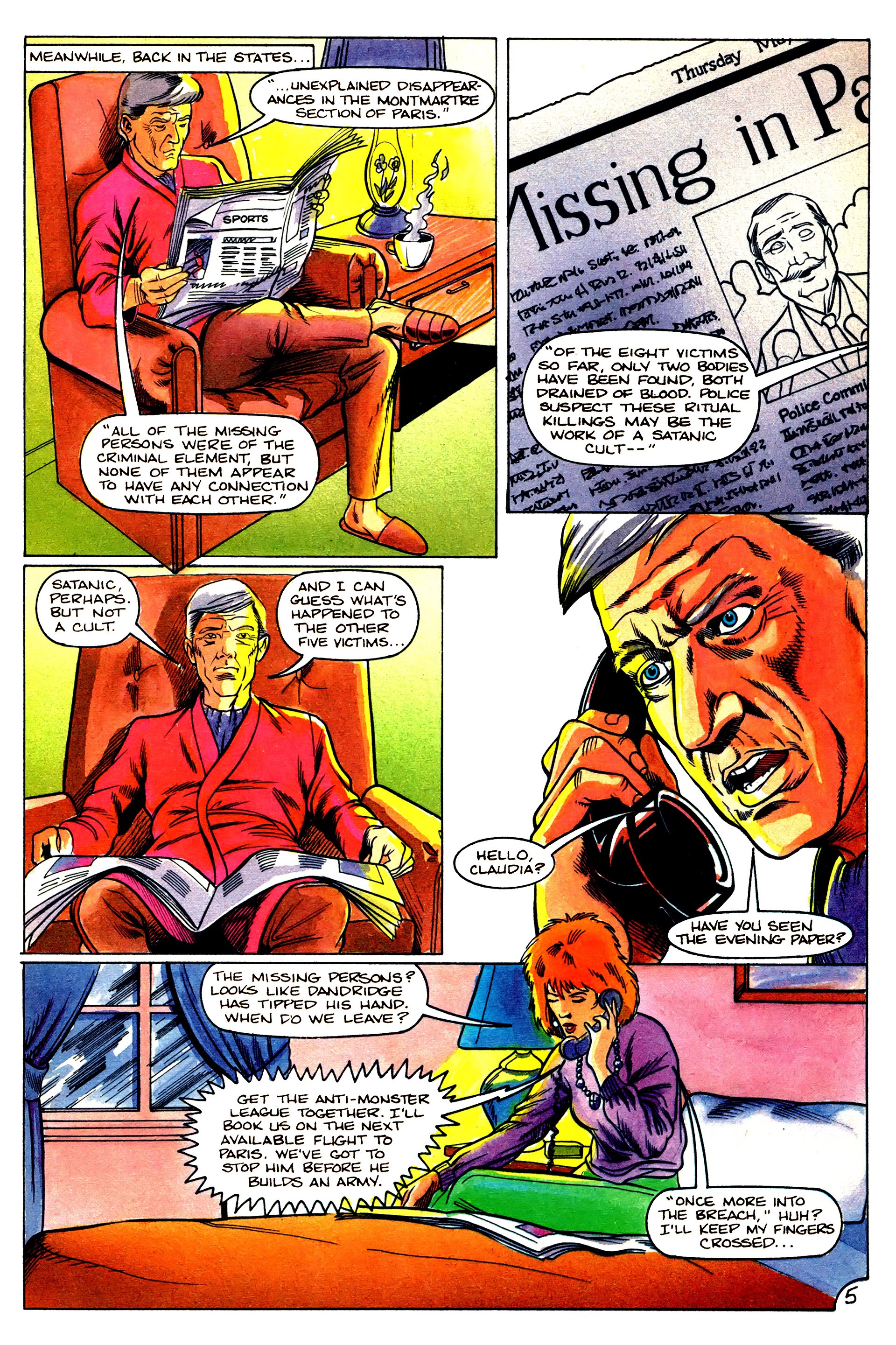 Read online Fright Night (1988) comic -  Issue #22 - 7