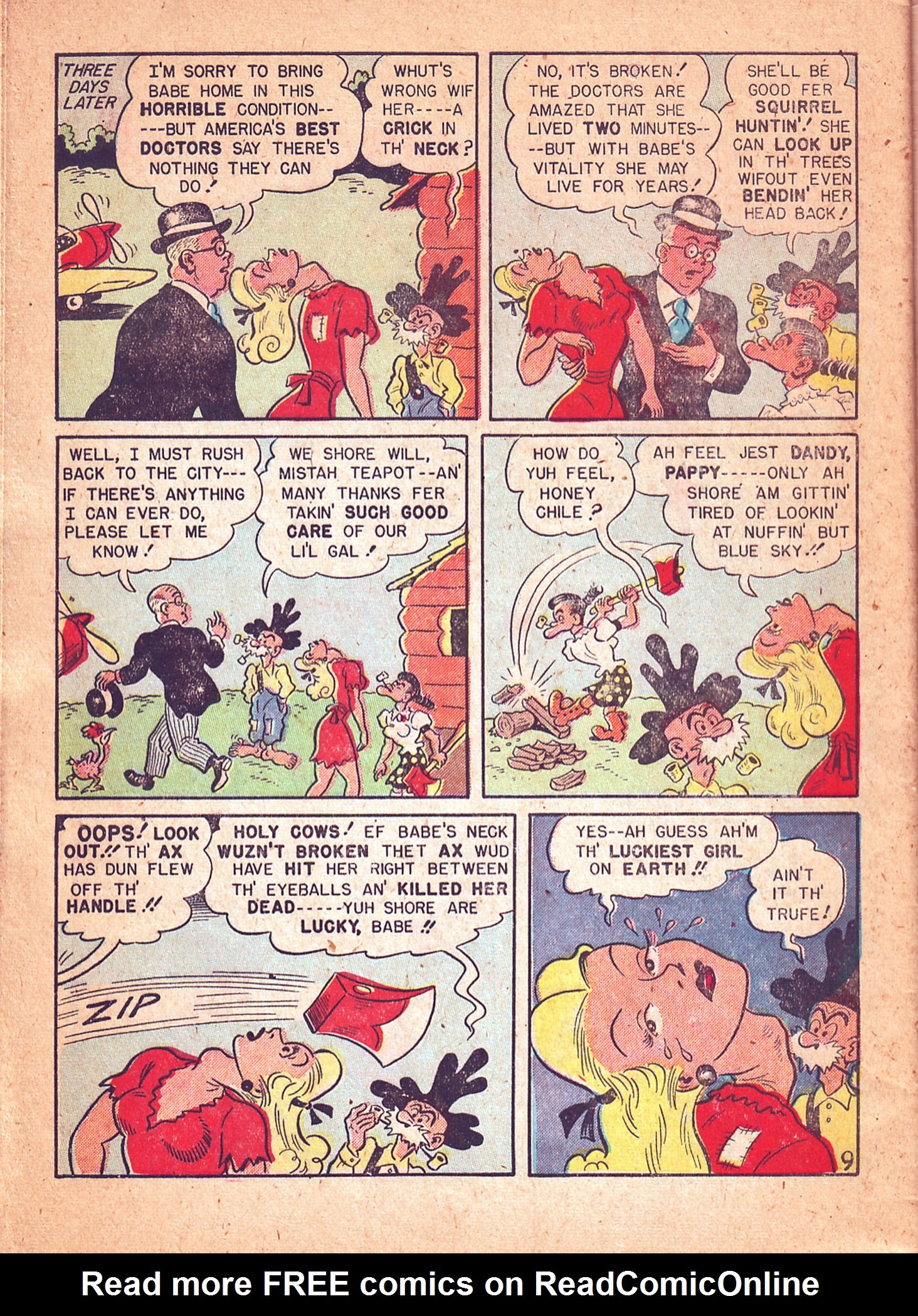 Read online Babe (1948) comic -  Issue #4 - 48