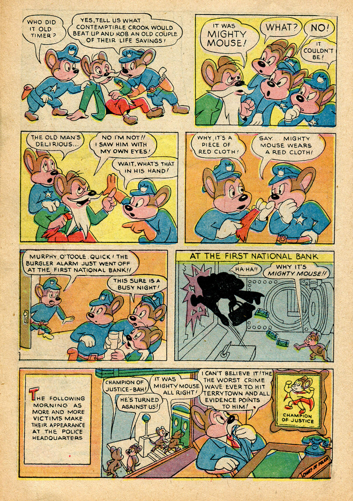 Read online Paul Terry's Mighty Mouse Comics comic -  Issue #20 - 20