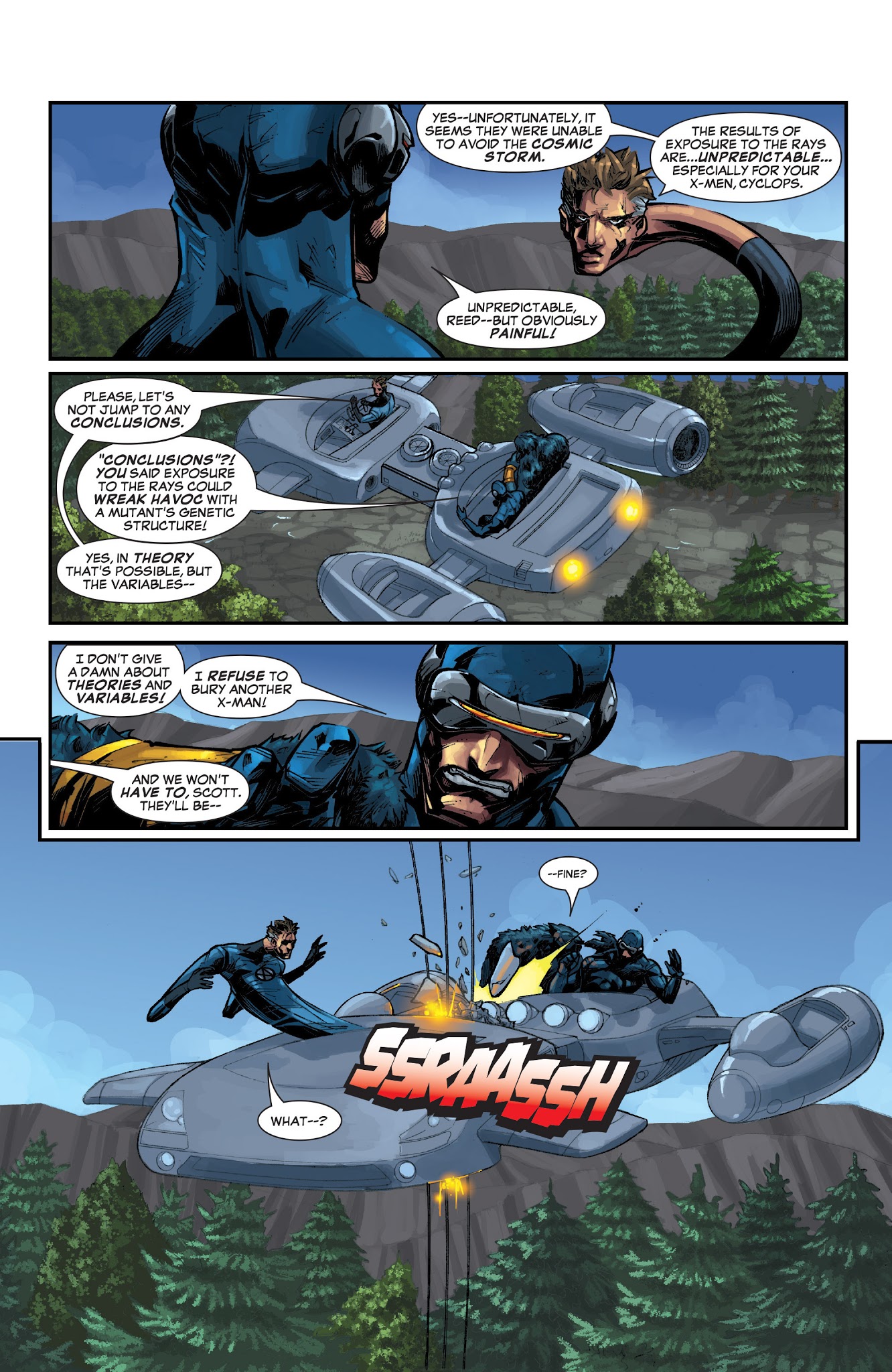 Read online X-Men/Fantastic Four comic -  Issue #3 - 4