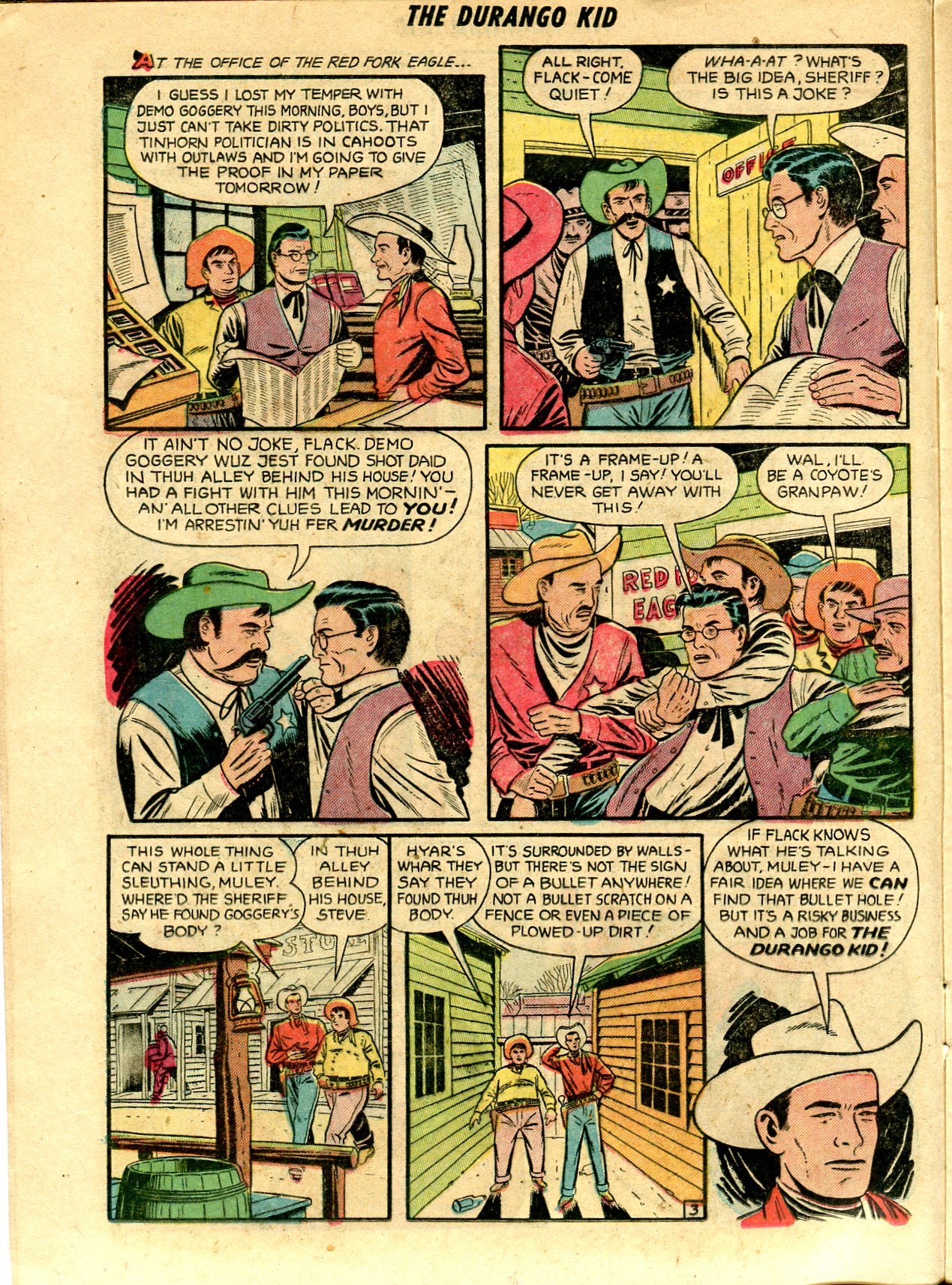 Read online Charles Starrett as The Durango Kid comic -  Issue #23 - 14