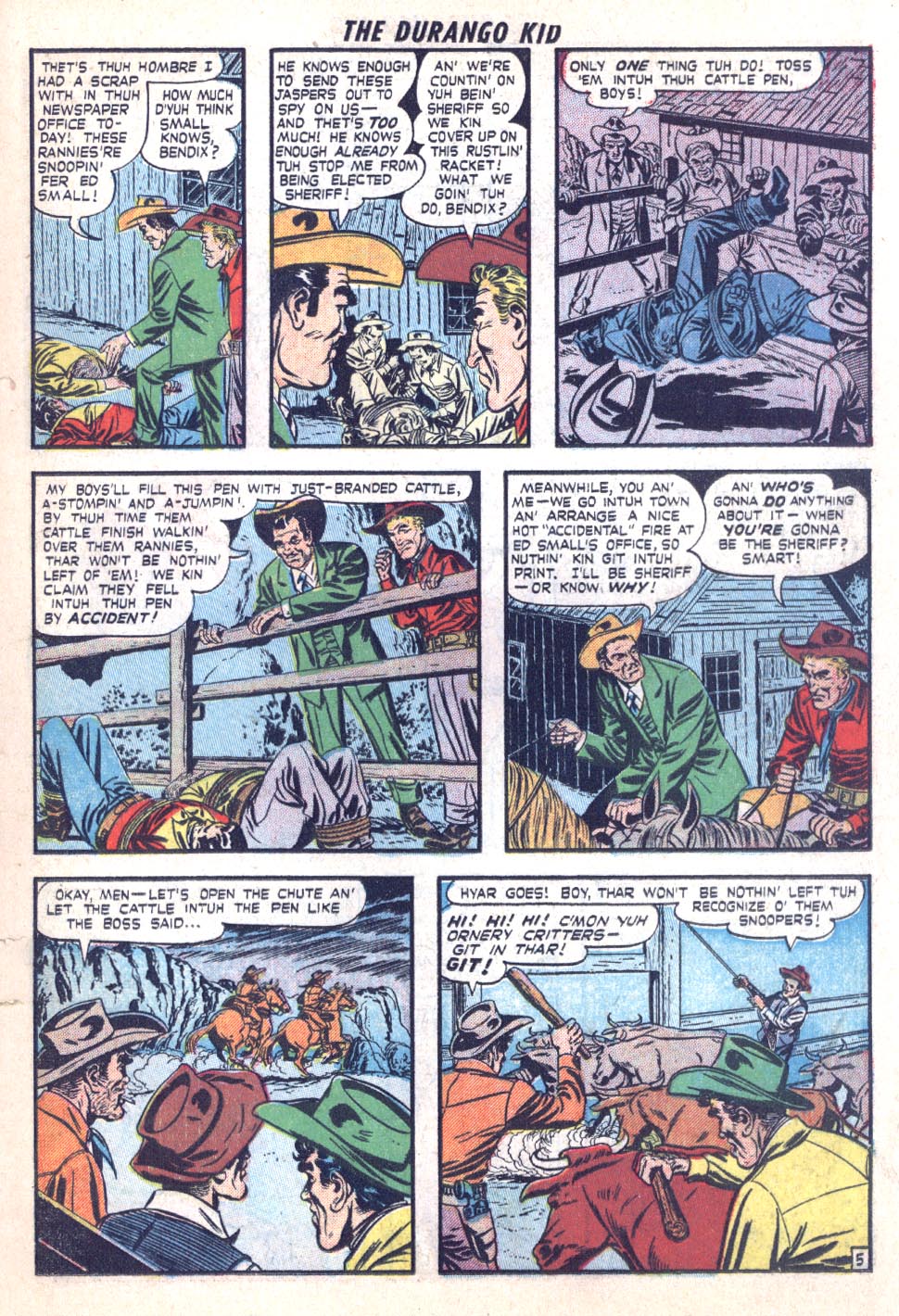 Read online Charles Starrett as The Durango Kid comic -  Issue #7 - 15