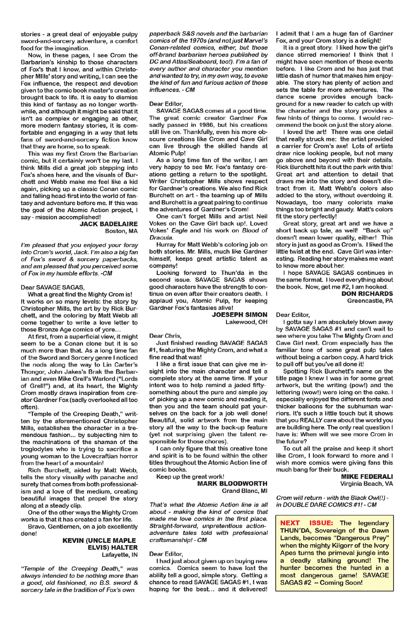 Read online Savage Sagas comic -  Issue # Full - 35