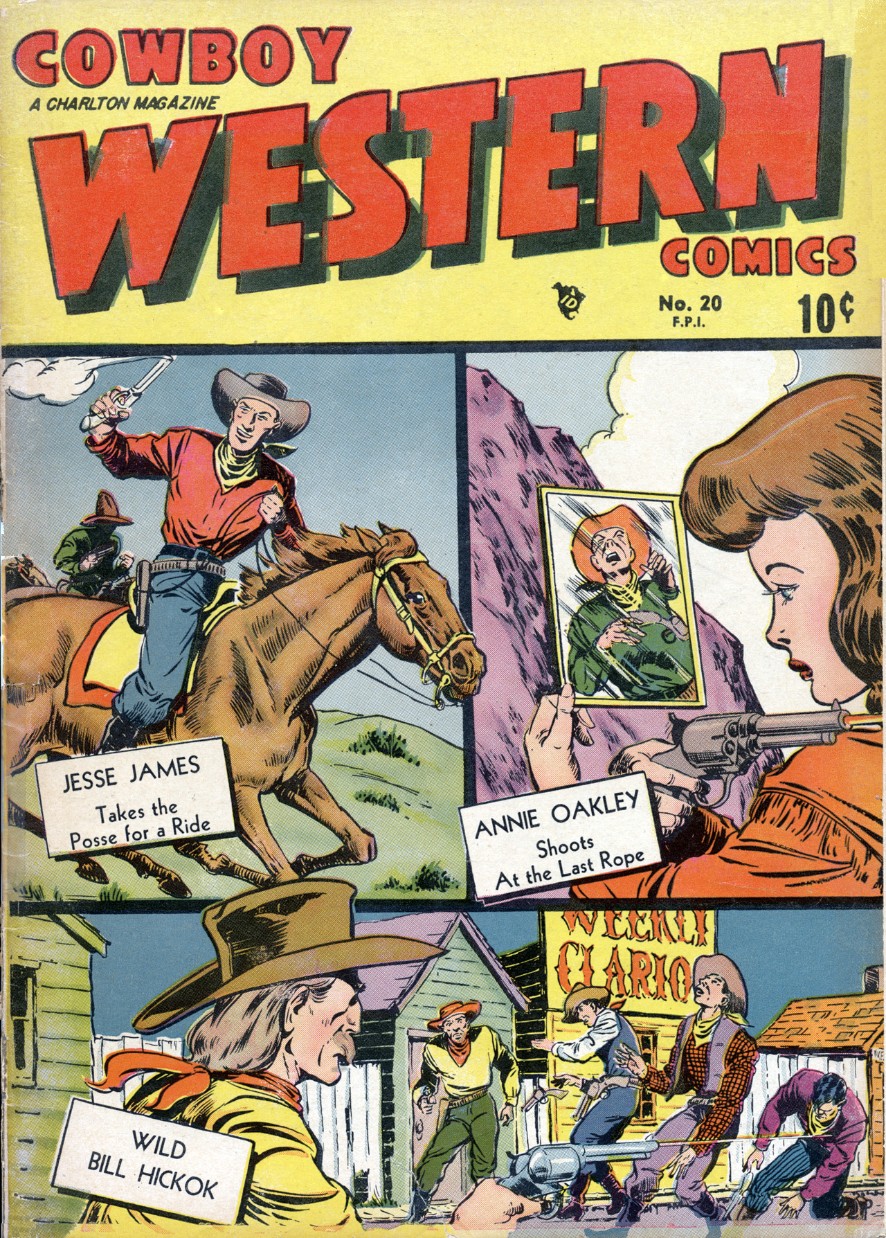 Read online Cowboy Western Comics (1948) comic -  Issue #20 - 1