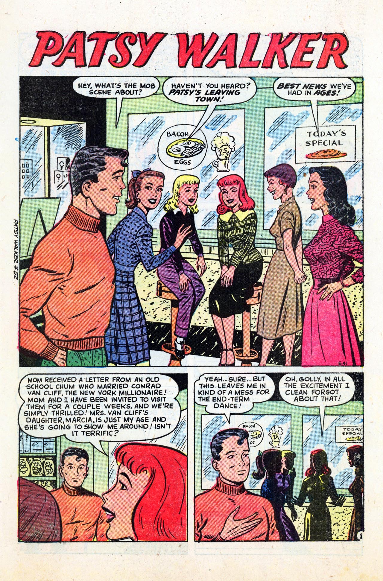 Read online Patsy Walker comic -  Issue #52 - 3