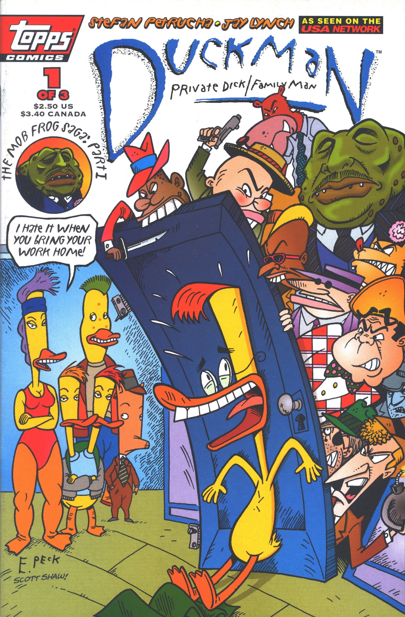 Read online Duckman : The Mob Frog Saga comic -  Issue #1 - 1