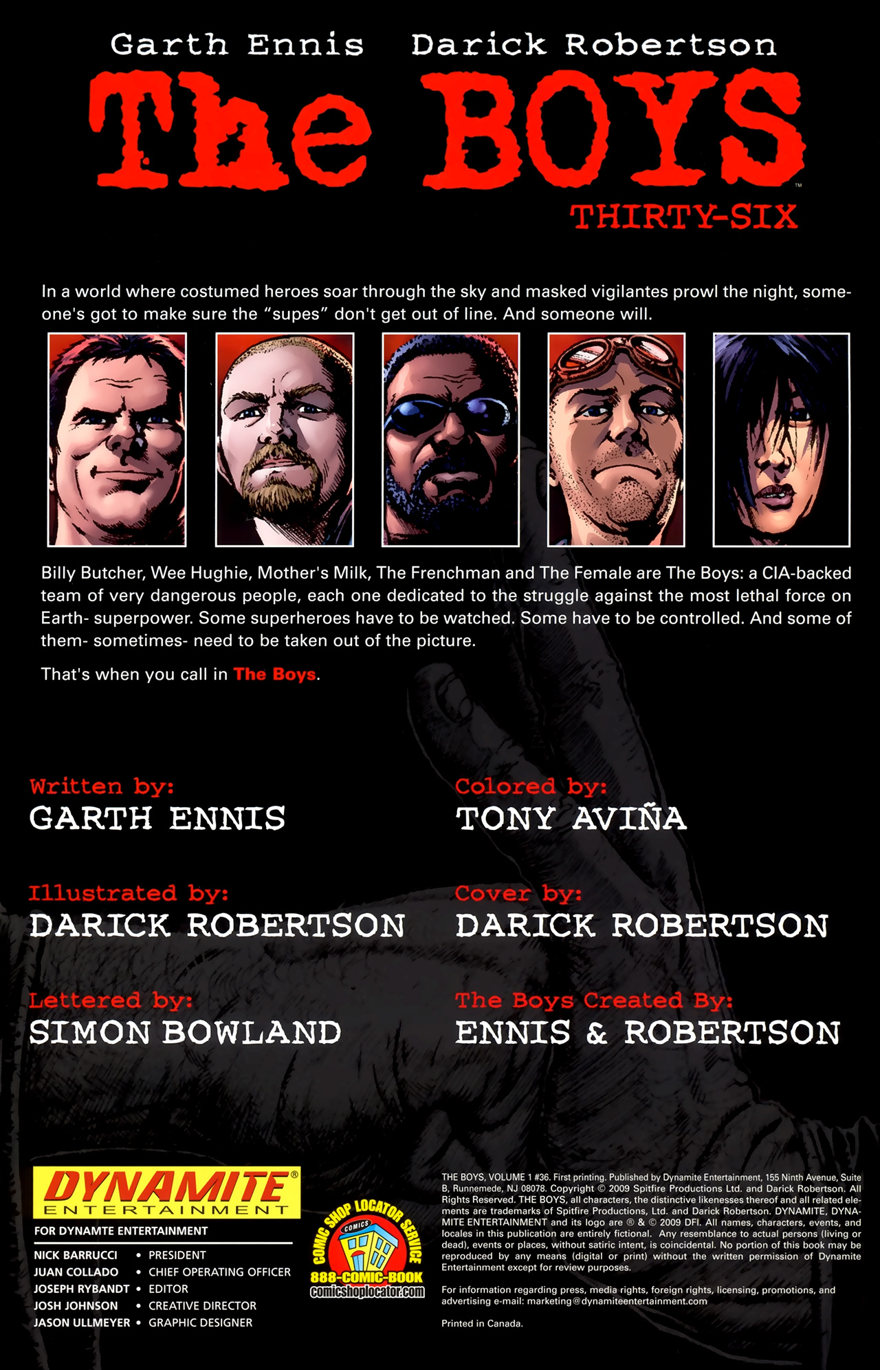 Read online The Boys comic -  Issue #36 - 2