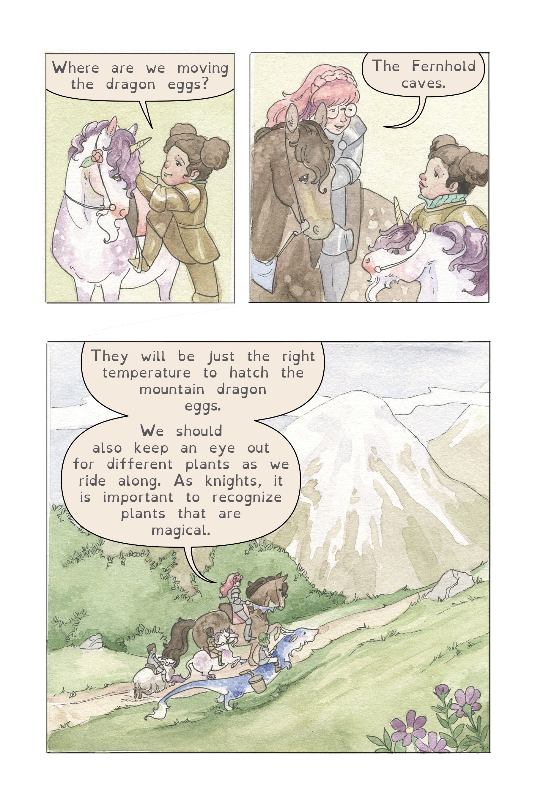 Read online Emiline: Knight in Training comic -  Issue # Full - 19