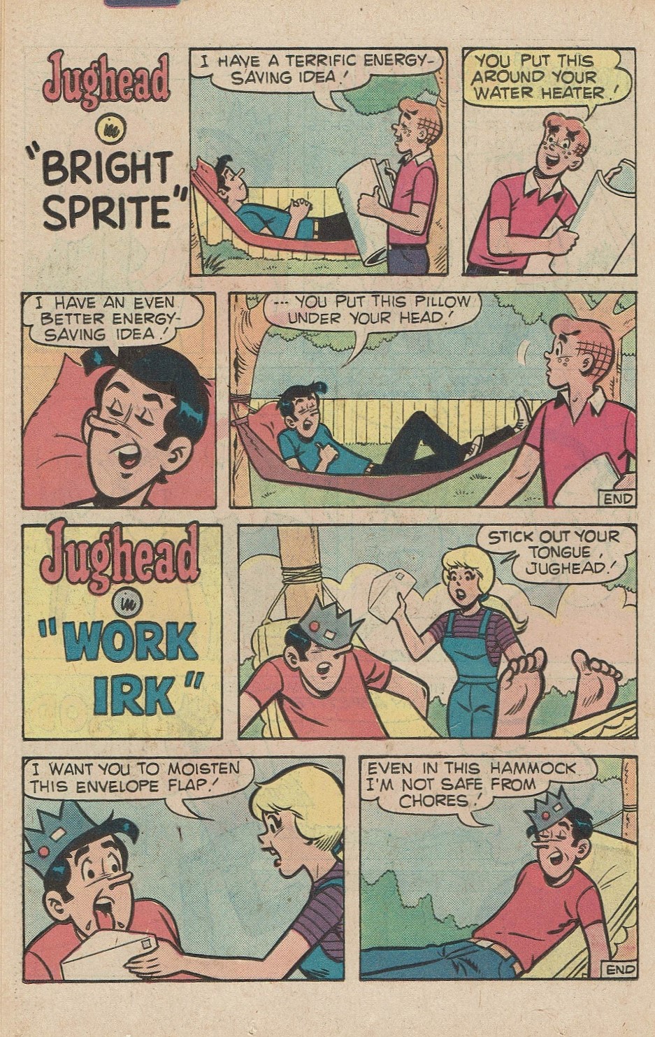 Read online Jughead's Jokes comic -  Issue #74 - 22
