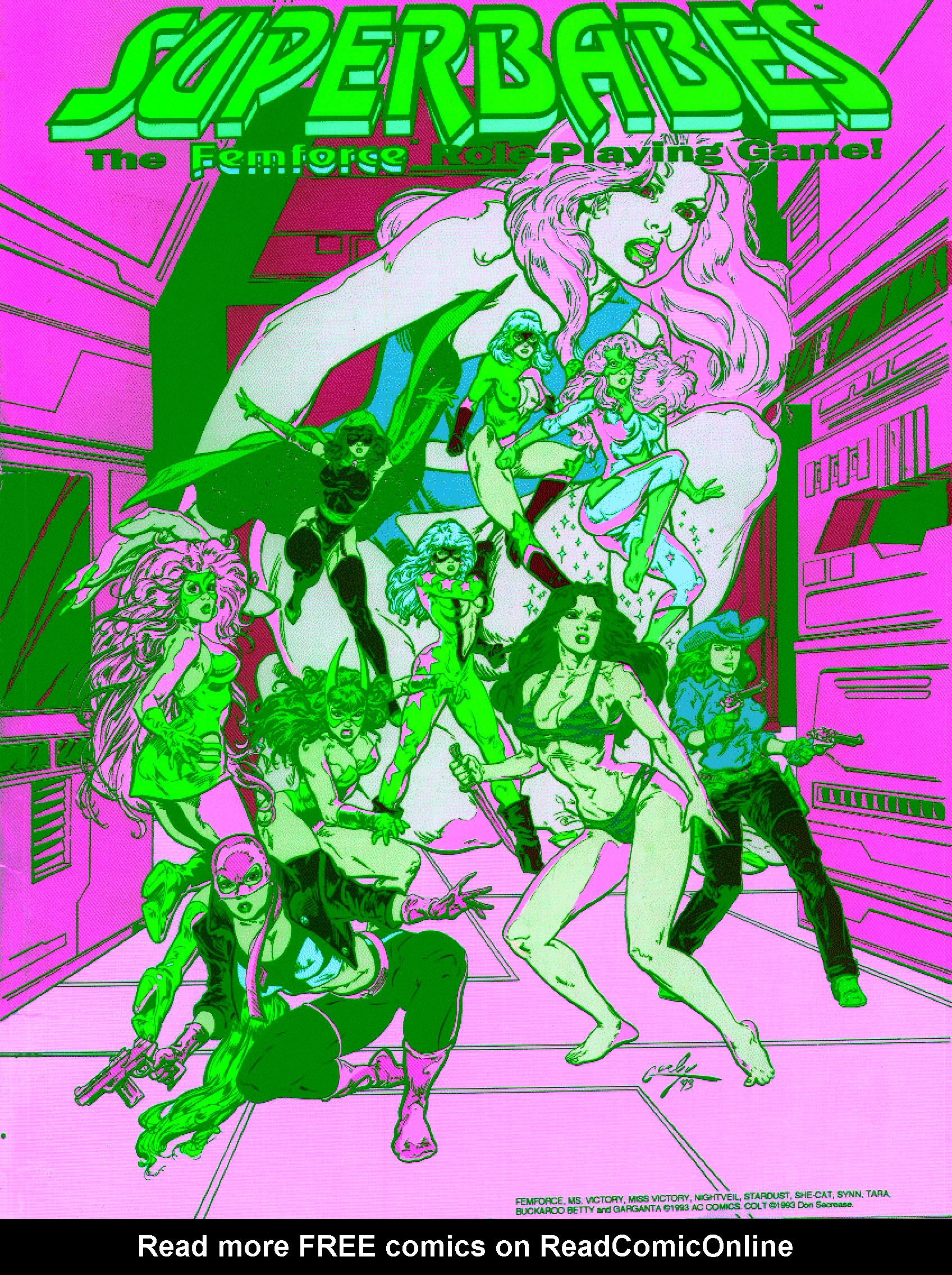 Read online Superbabes: The Femforce Role-Playing Game comic -  Issue # TPB - 1
