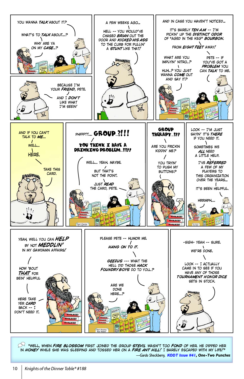 Read online Knights of the Dinner Table comic -  Issue #188 - 12