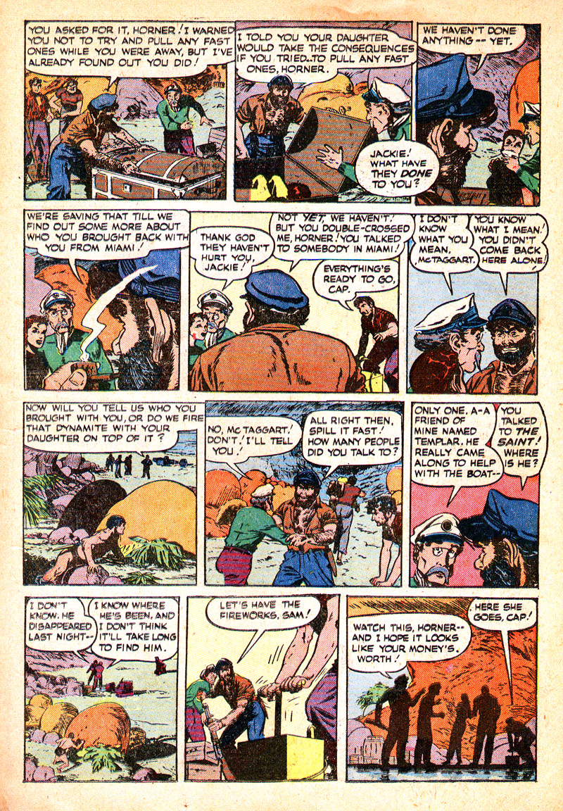 Read online The Saint (1947) comic -  Issue #9 - 10