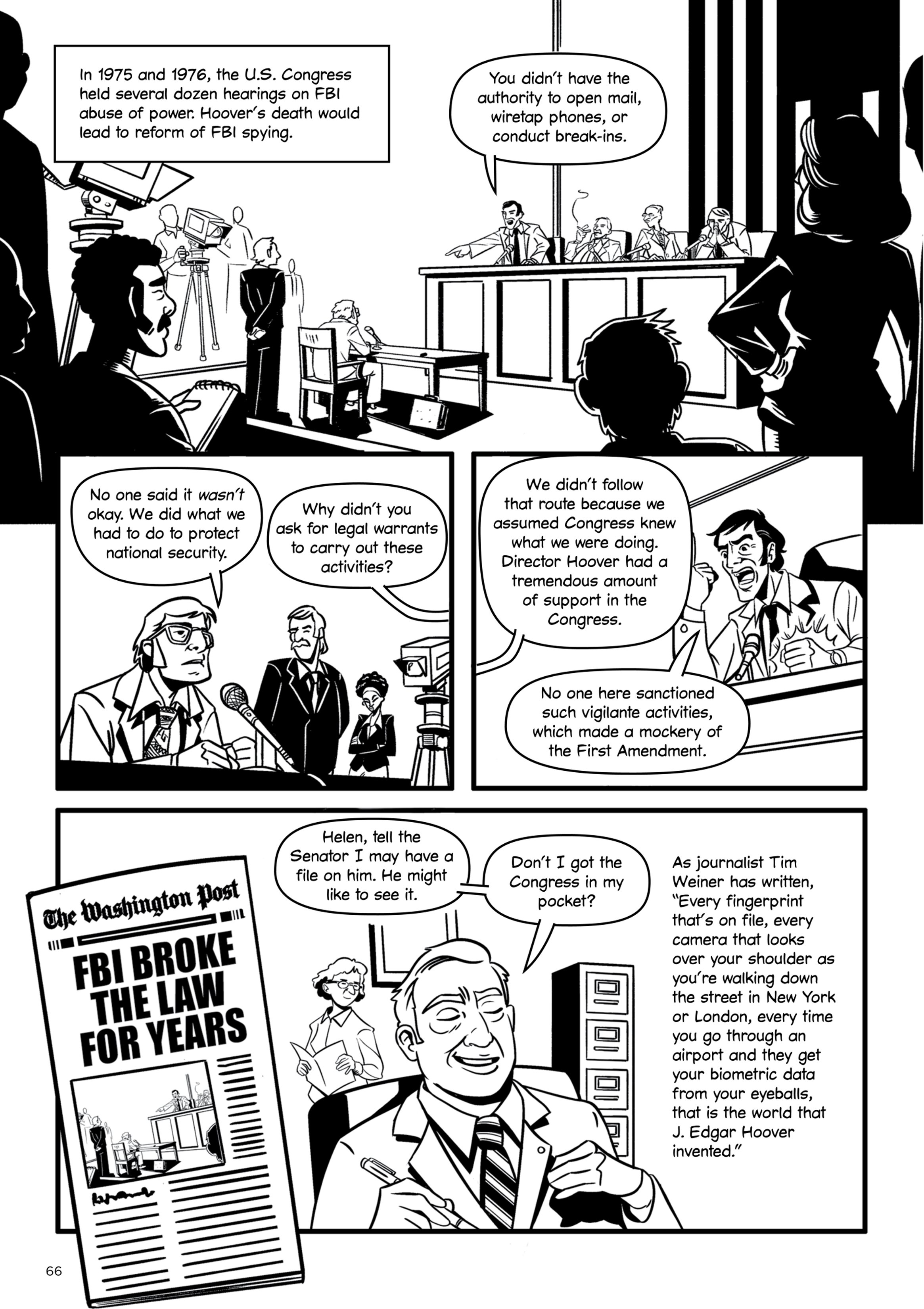 Read online The Machine Never Blinks: A Graphic History of Spying and Surveillance comic -  Issue # TPB - 76