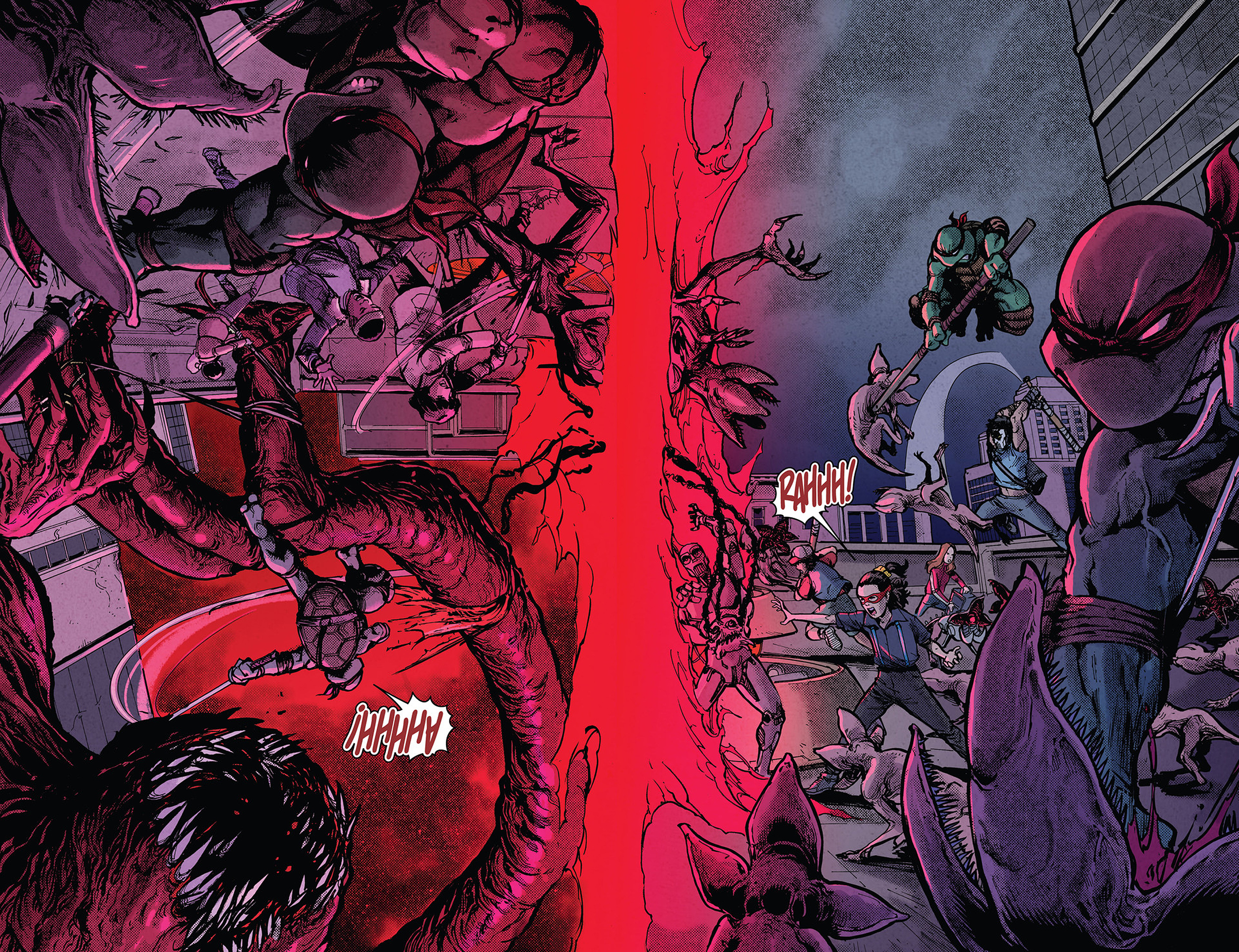 Read online Teenage Mutant Ninja Turtles x Stranger Things comic -  Issue #4 - 15