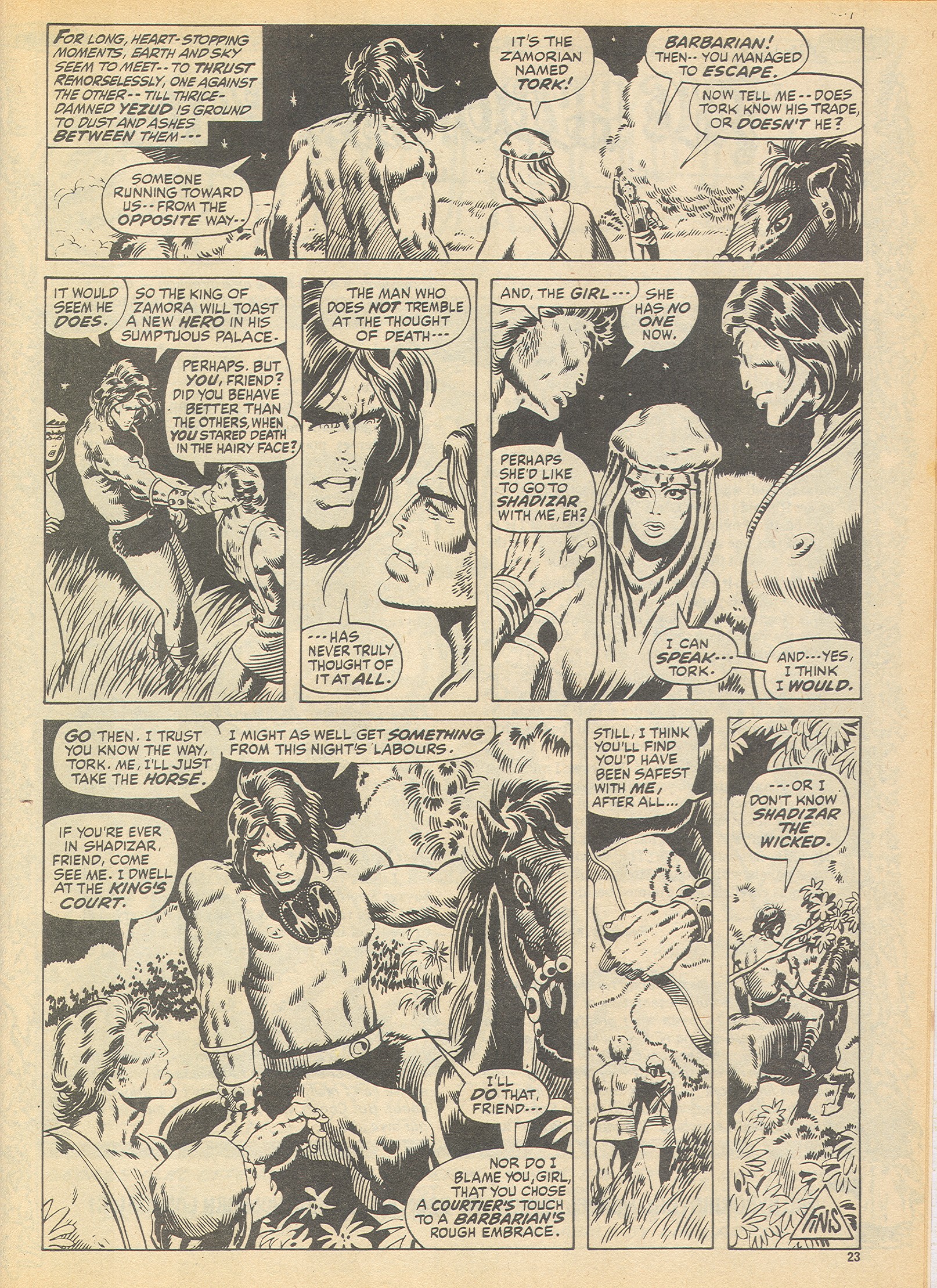 Read online The Savage Sword of Conan (1975) comic -  Issue #14 - 23