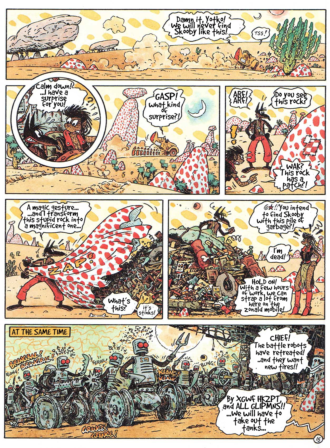 Read online Gazoline and the Red Planet comic -  Issue # Full - 19