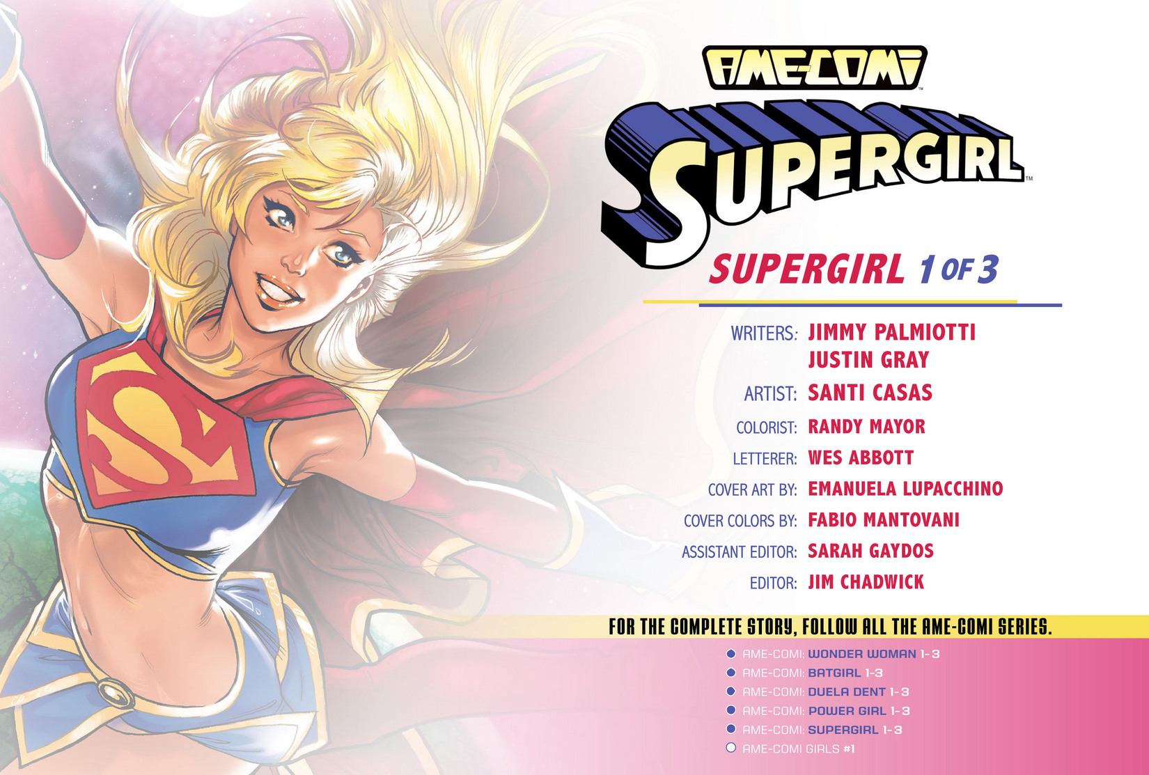 Read online Ame-Comi: Supergirl comic -  Issue #1 - 2