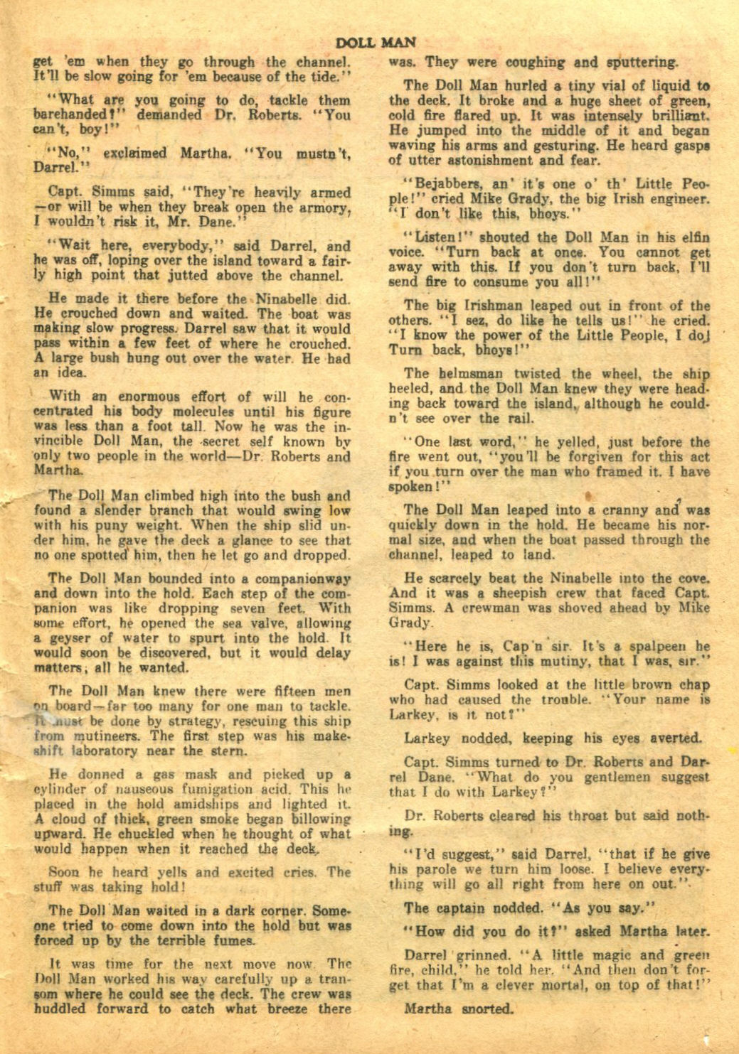 Read online Doll Man comic -  Issue #17 - 35