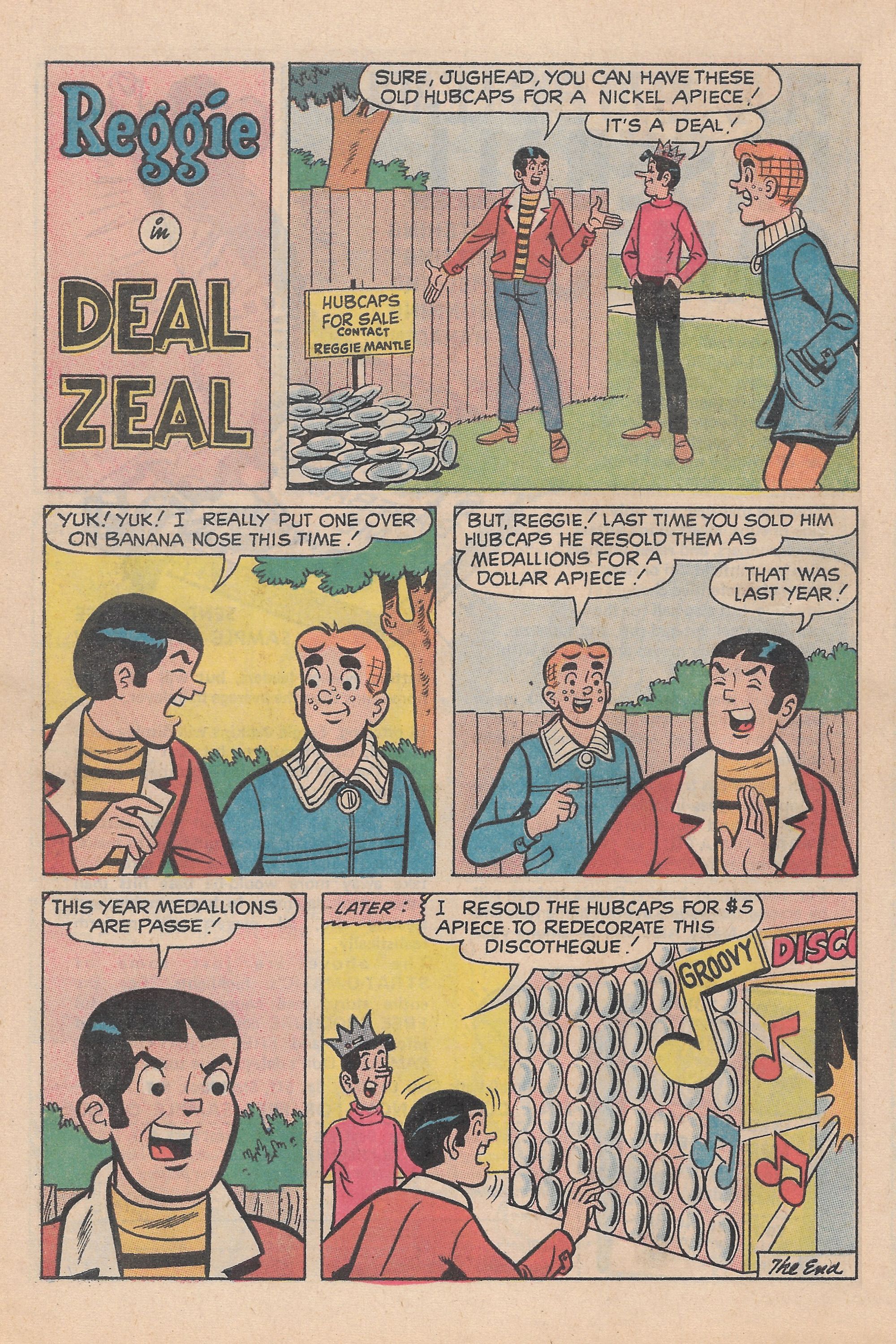Read online Reggie's Wise Guy Jokes comic -  Issue #13 - 32