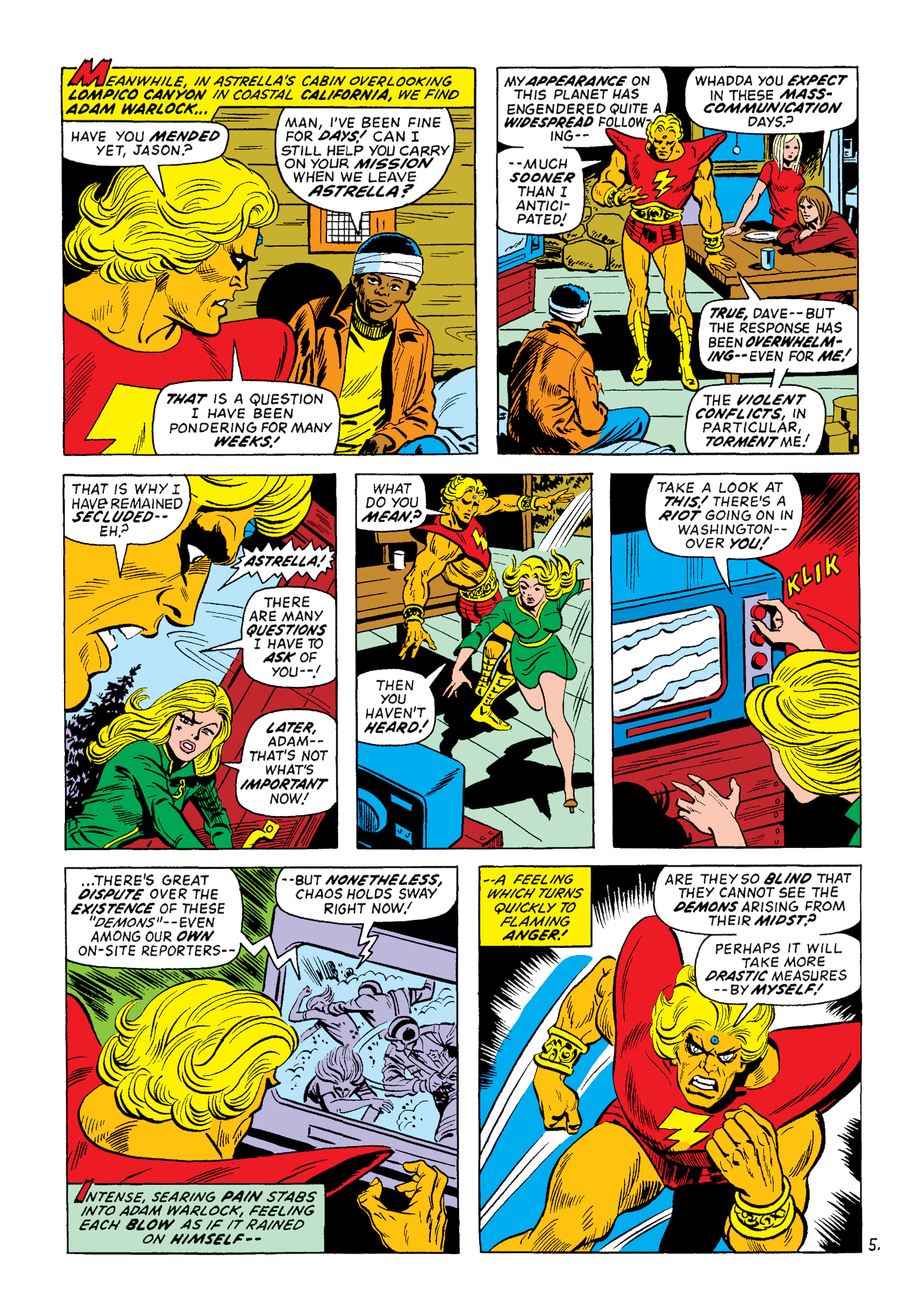 Read online Marvel Masterworks: Warlock comic -  Issue # TPB 1 (Part 3) - 6