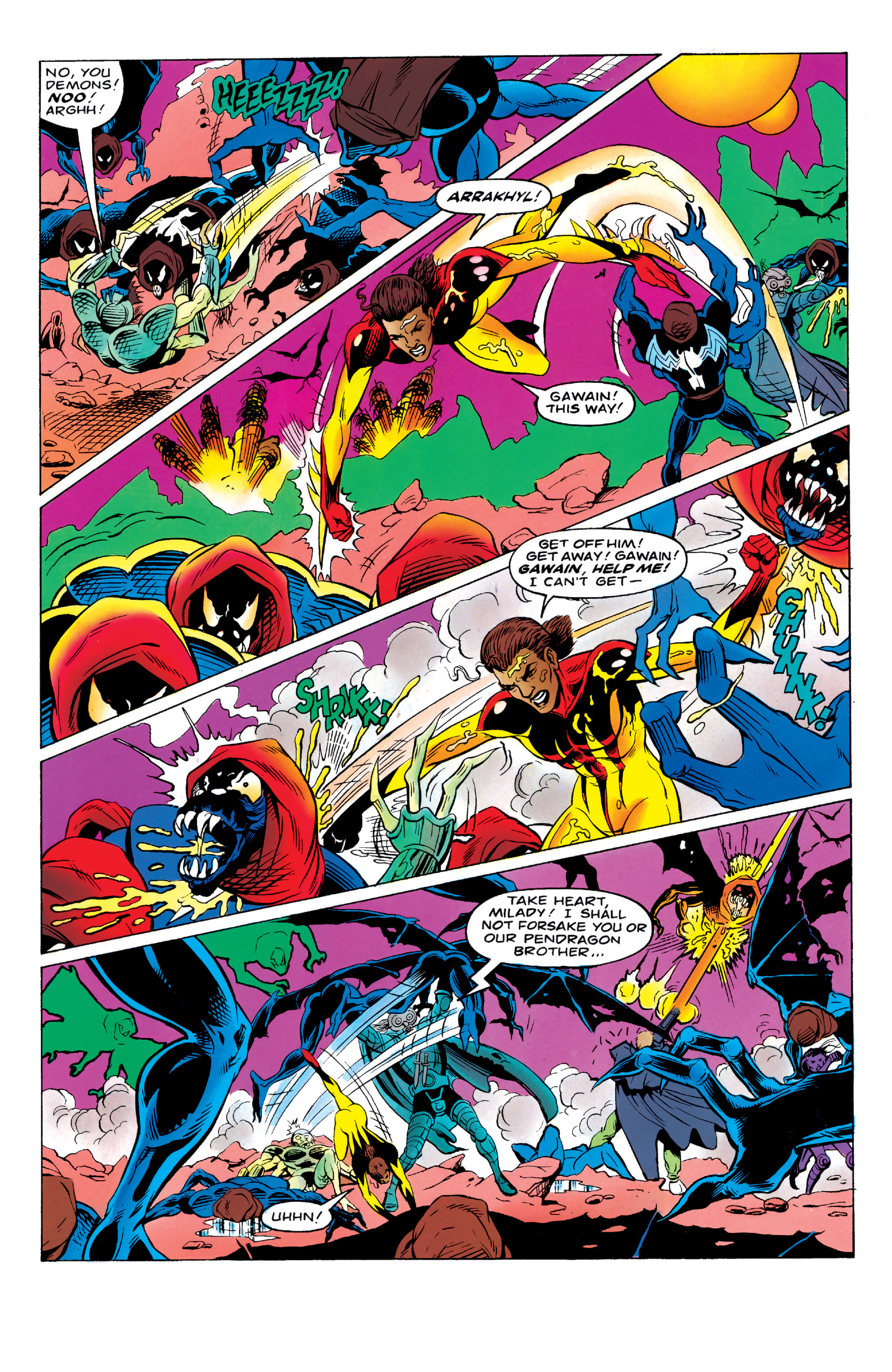 Read online Knights of Pendragon Omnibus comic -  Issue # TPB (Part 7) - 12