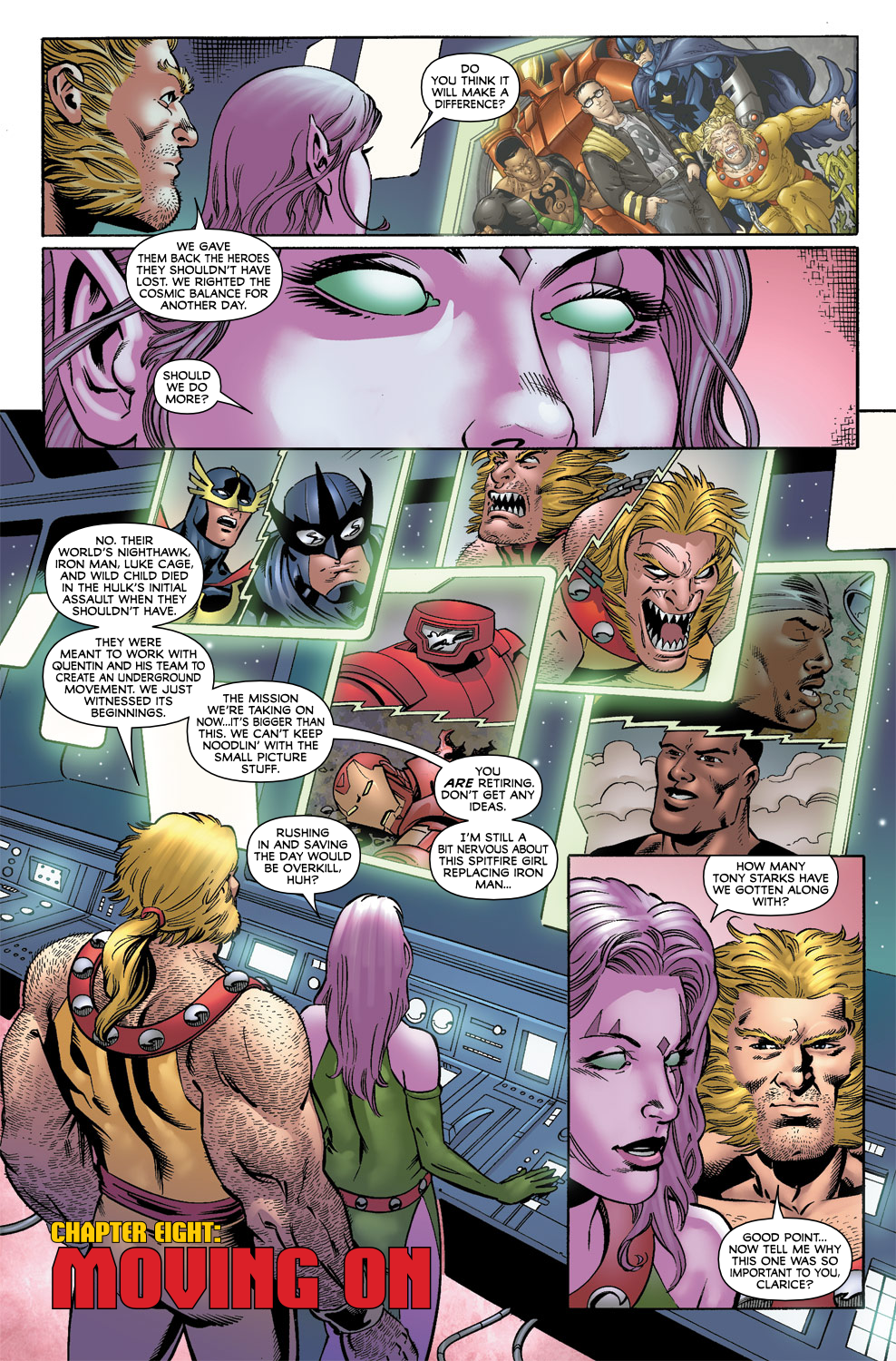 Read online Exiles: Days of Then and Now comic -  Issue # Full - 34