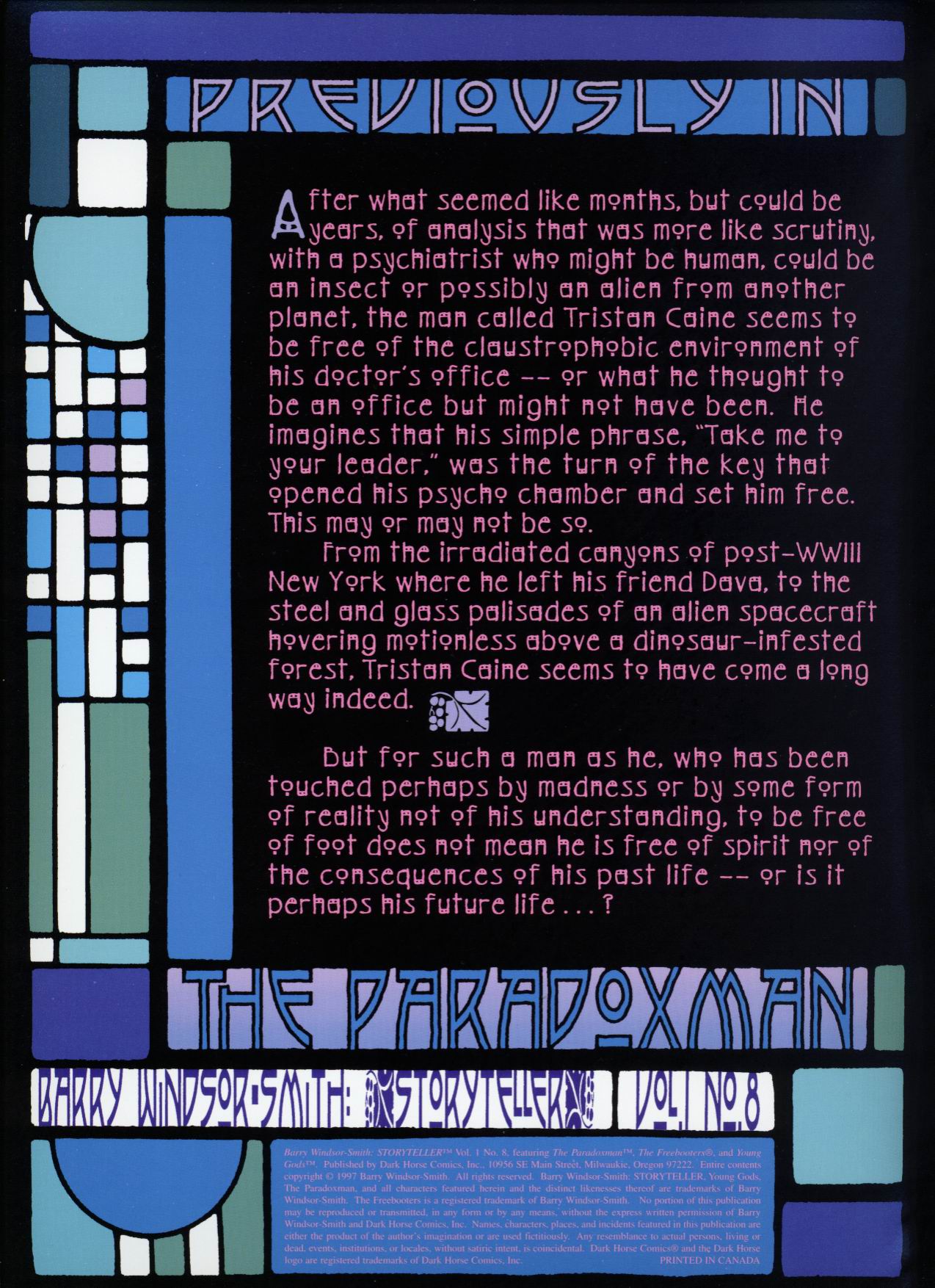 Read online Barry Windsor-Smith: Storyteller comic -  Issue #8 - 3